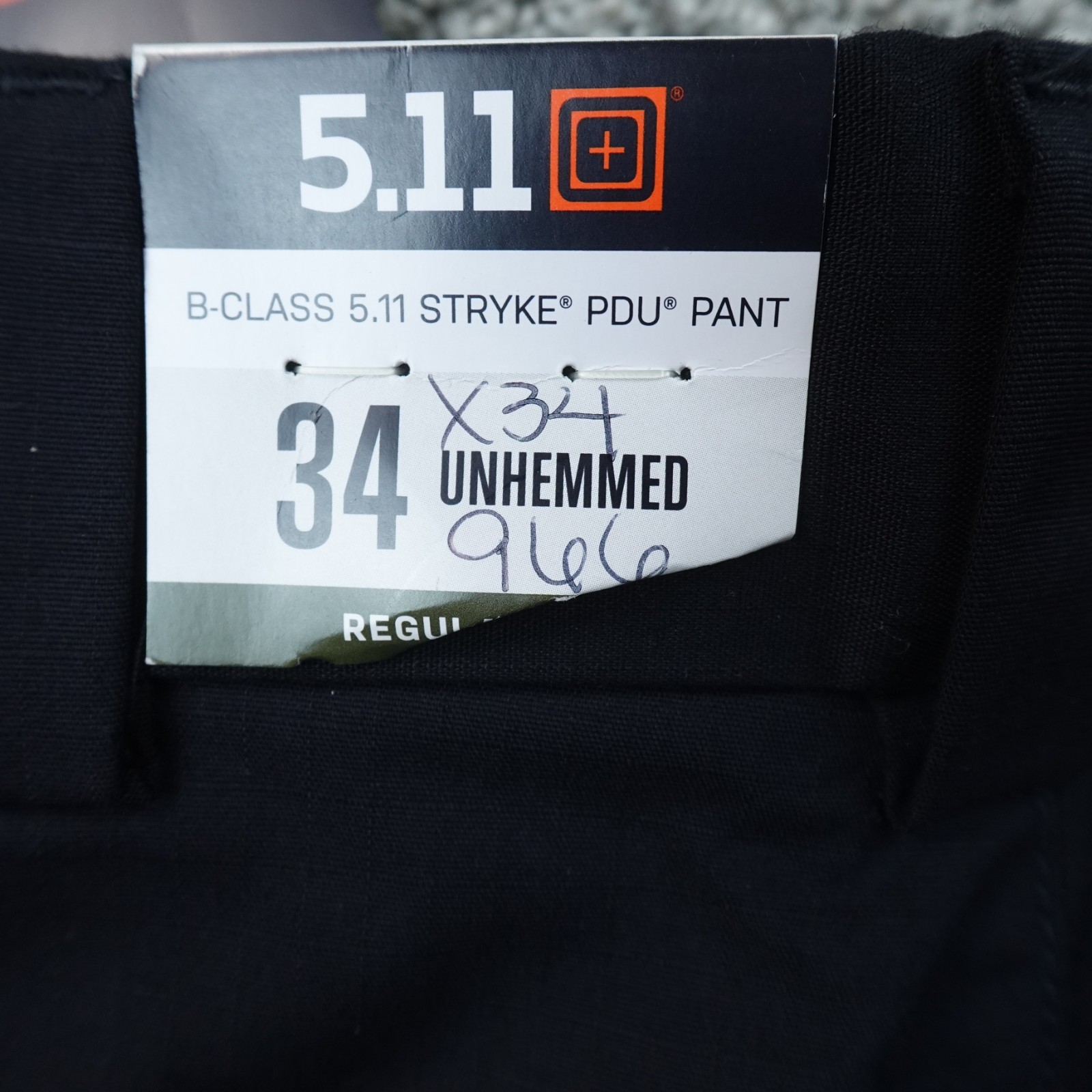 NEW 5.11 Tactical Pants Mens 34X34 Black Stryke PDU Flex Tac Cargo Work Stretch