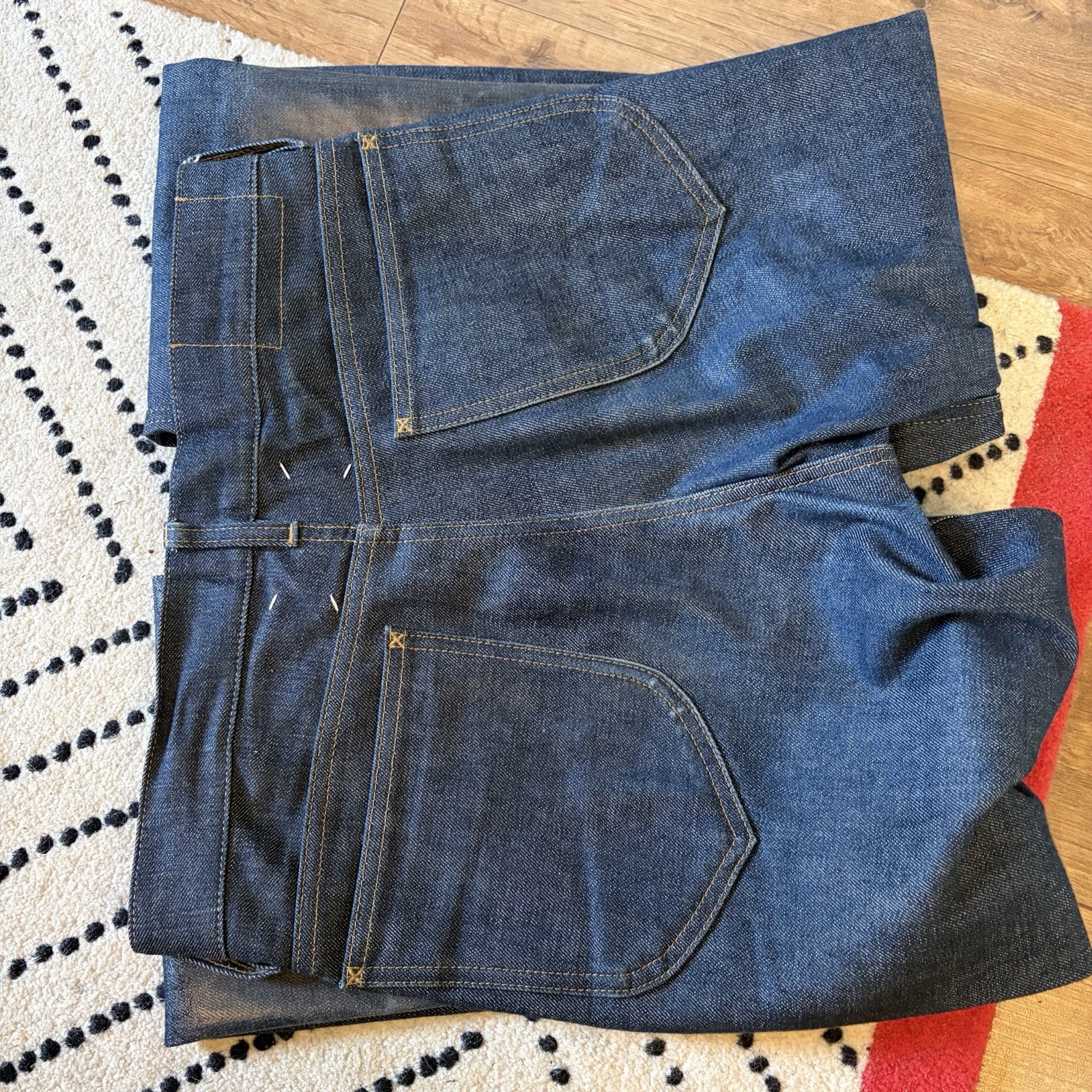 Maison Margiela Selvedge Mid-rise Turn-up Jeans Size W28