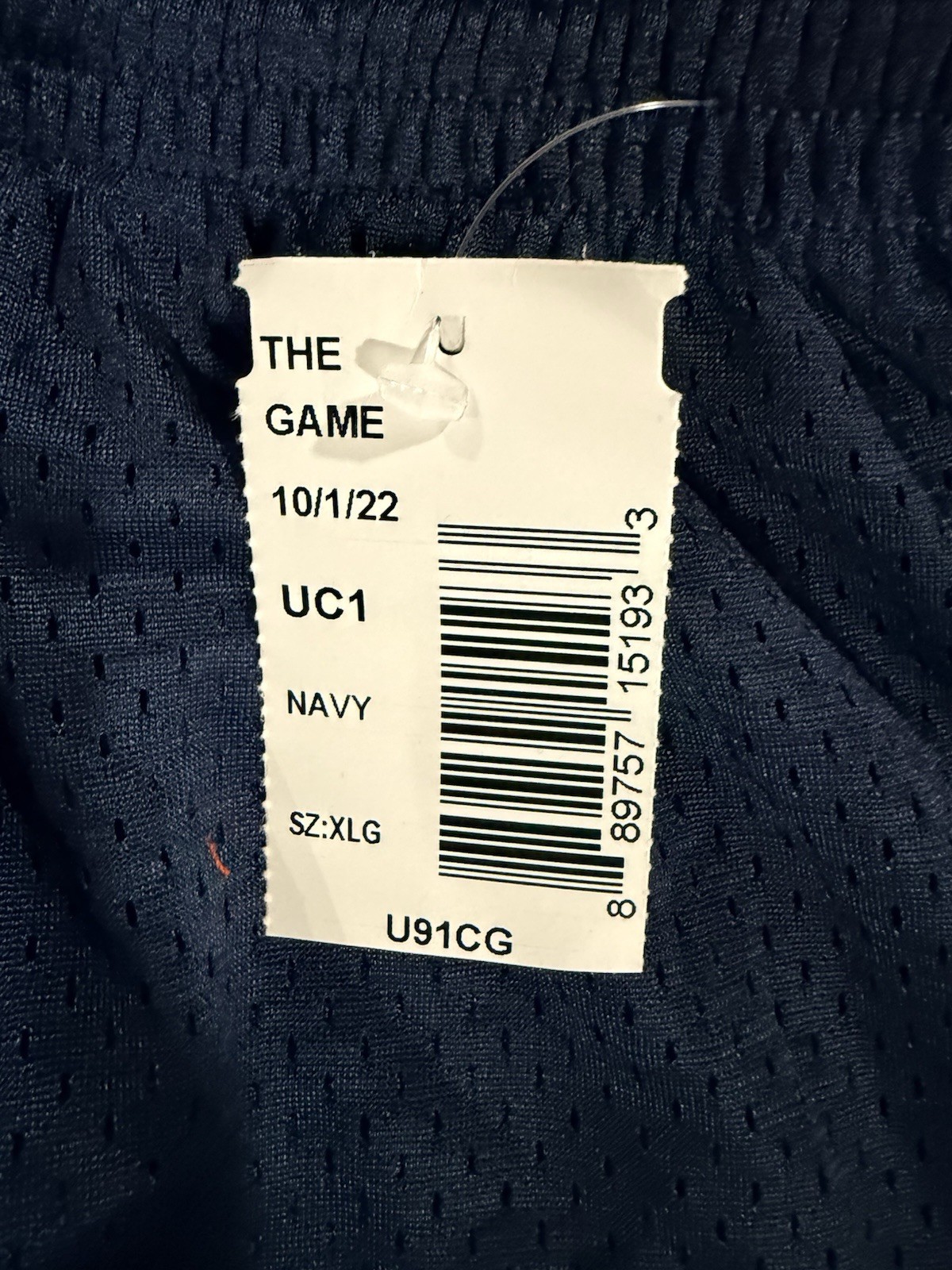 United States “Coast Guard” USCG Blue Jersey Style Shorts by MV Sport – Size XL