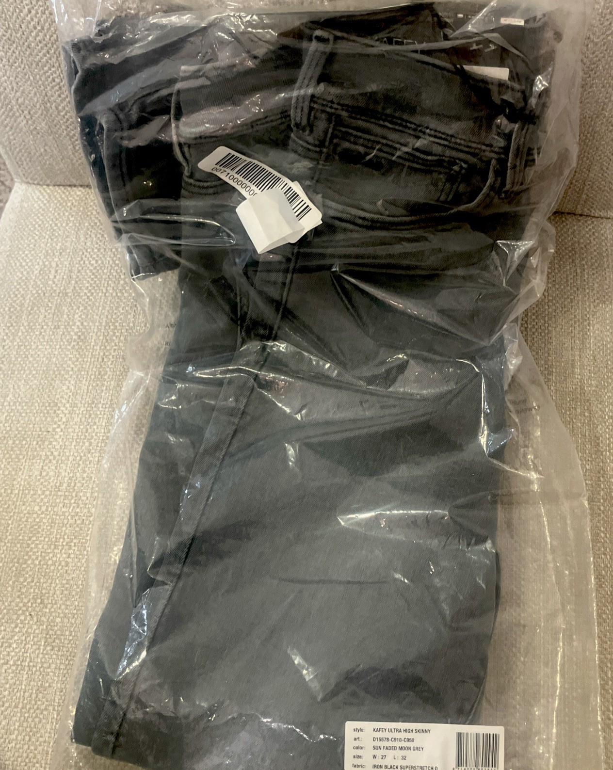 👖 G-STAR – Kafey Ultra High Jeans – Women’s – 27/32 Sun Faded Moon Grey 🌑