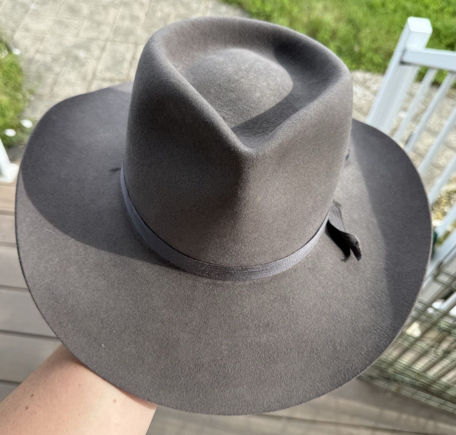 Akubra Snowy River Vintage 55 6 7/8 Made In Australia Pure Felt Cowboy Hat