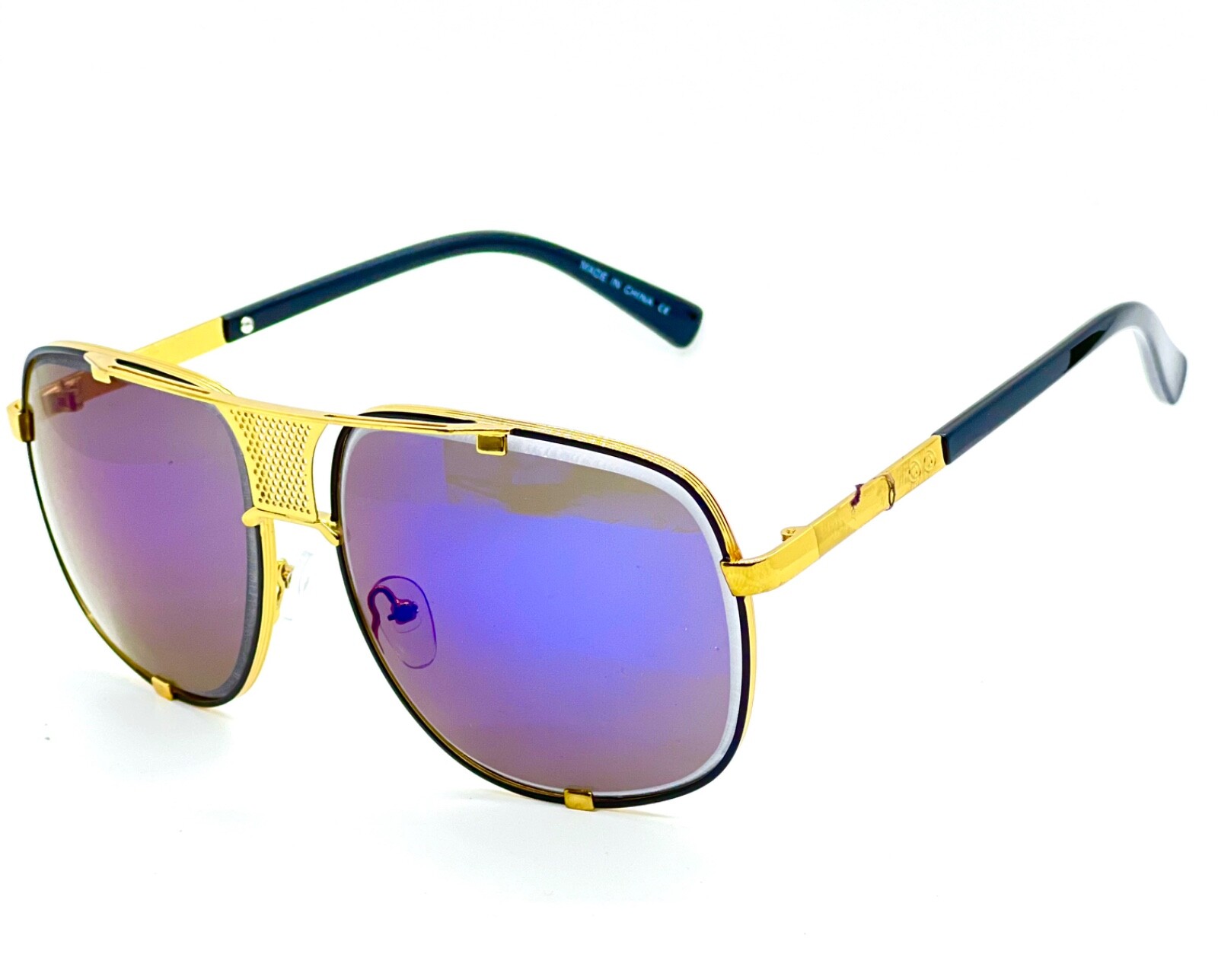 Luxury Sun Glasses Outdoor Driving Retro Black Gradient Lens Classic Eye Glasses