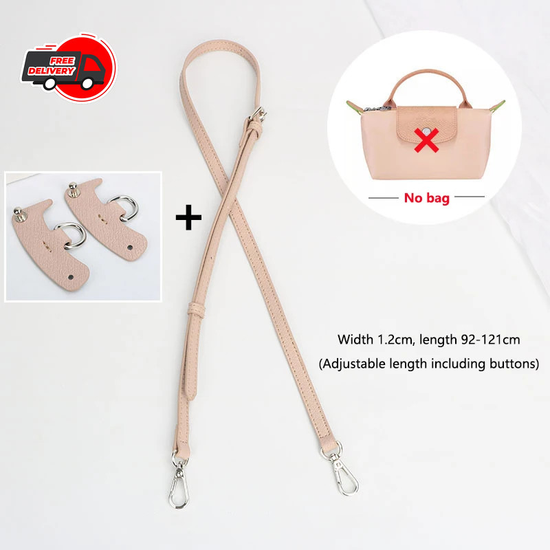 Longchamp Mini Leather Shoulder Crossbody Bag Strap Set Replacement Accessories