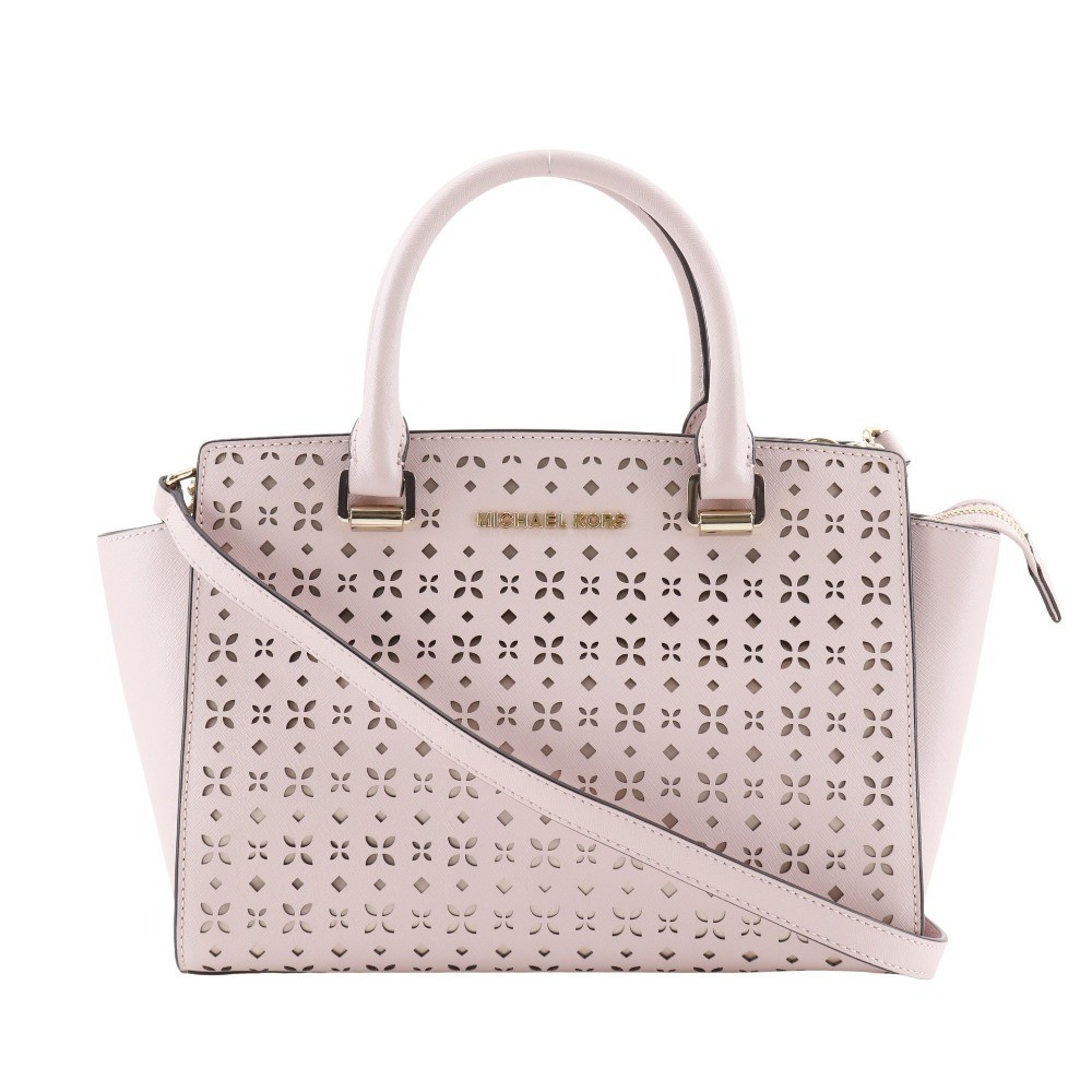 Michael Kors Selma Leather 2WAY Handbag – DUTY FREE