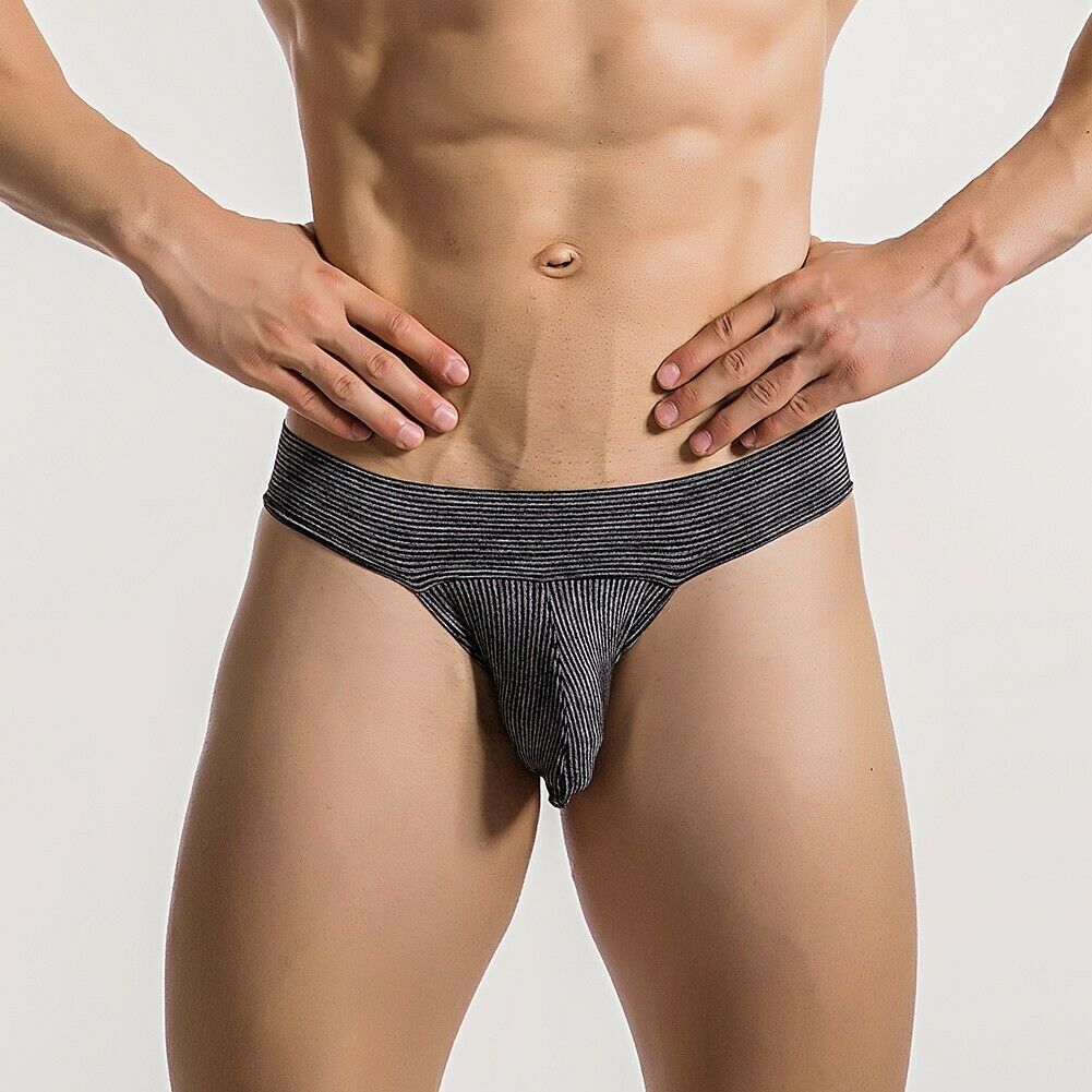 Men Sexy Thongs Briefs Low-rise G String Pouch T-back Underwear Bikini Panties~~