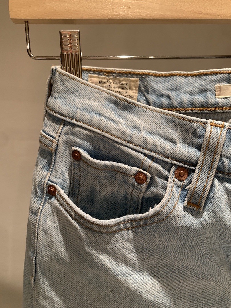Levi’s Premium Wedgie Straight Dibs Pale Blue Jeans W26 L26 34964-0038 Stretch