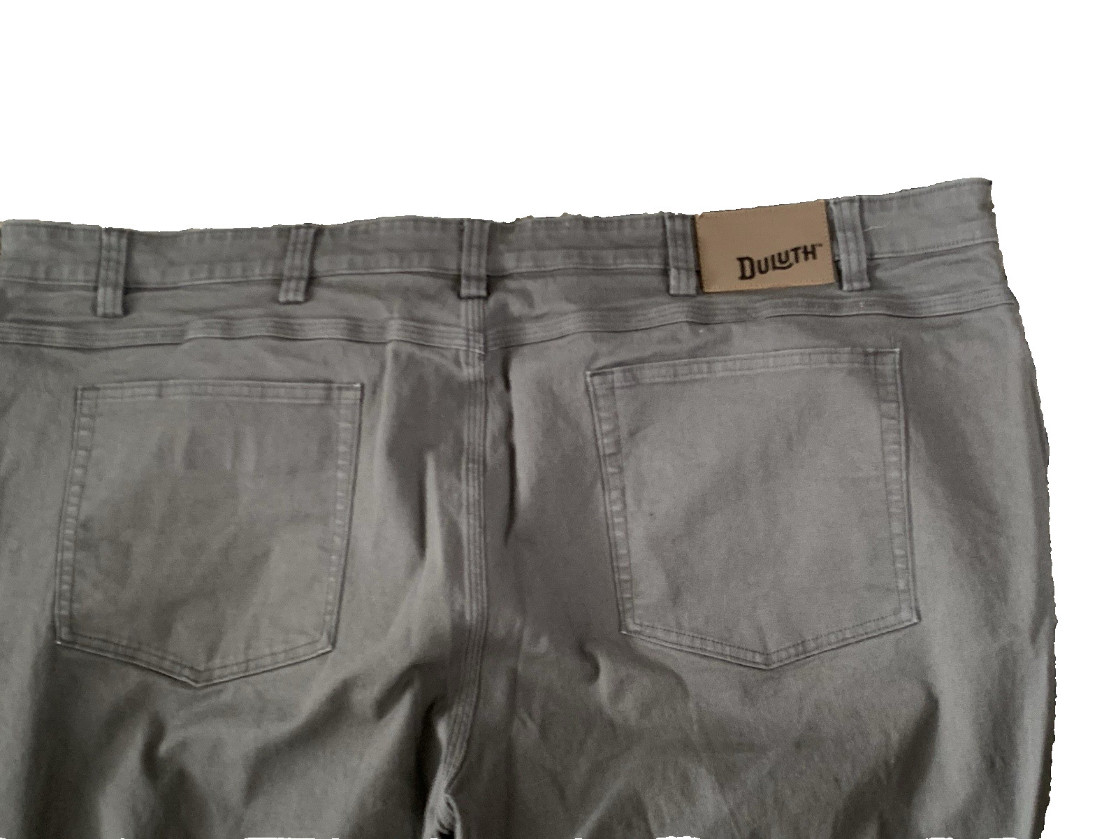 Duluth Trading Fire Hose Ultimate Cargo Work Mens Pants 48×32 Gray Relaxed