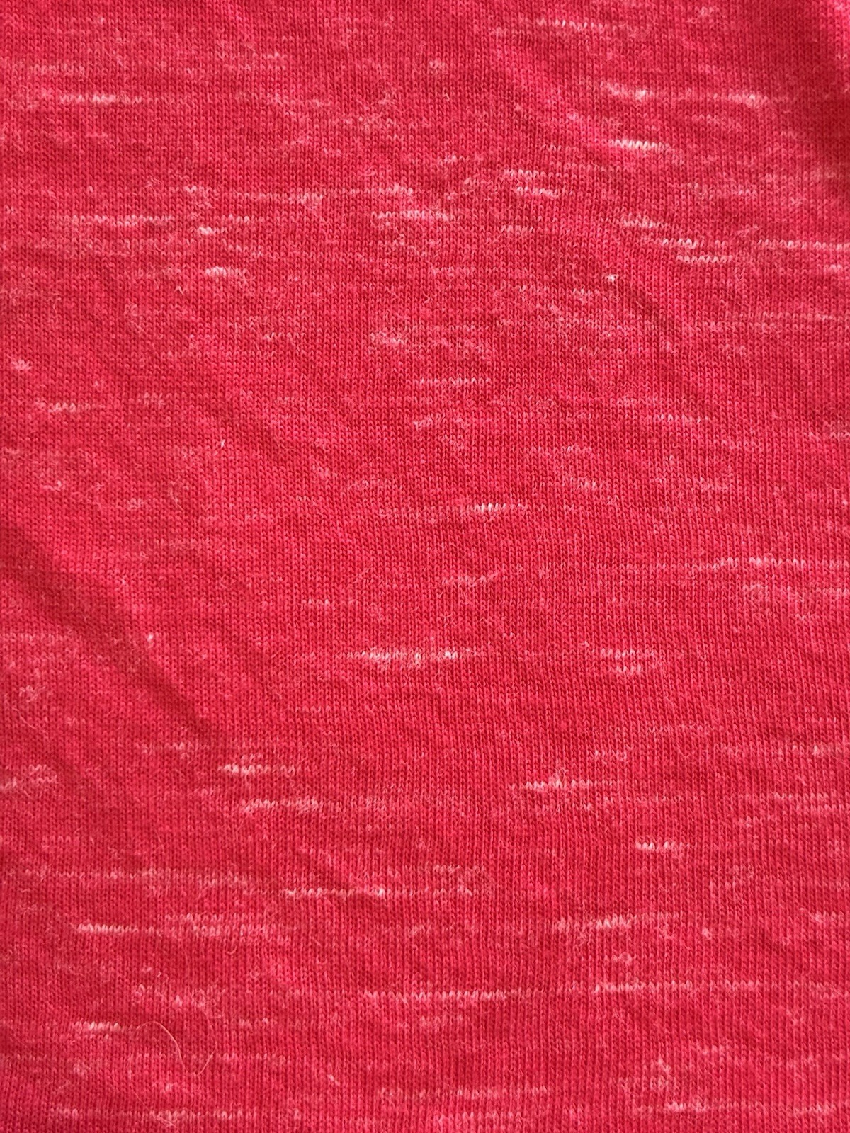 Wisconsin Badgers Red V-Neck Short Sleeve Tee Shirt Bling Logo Women’s Size L