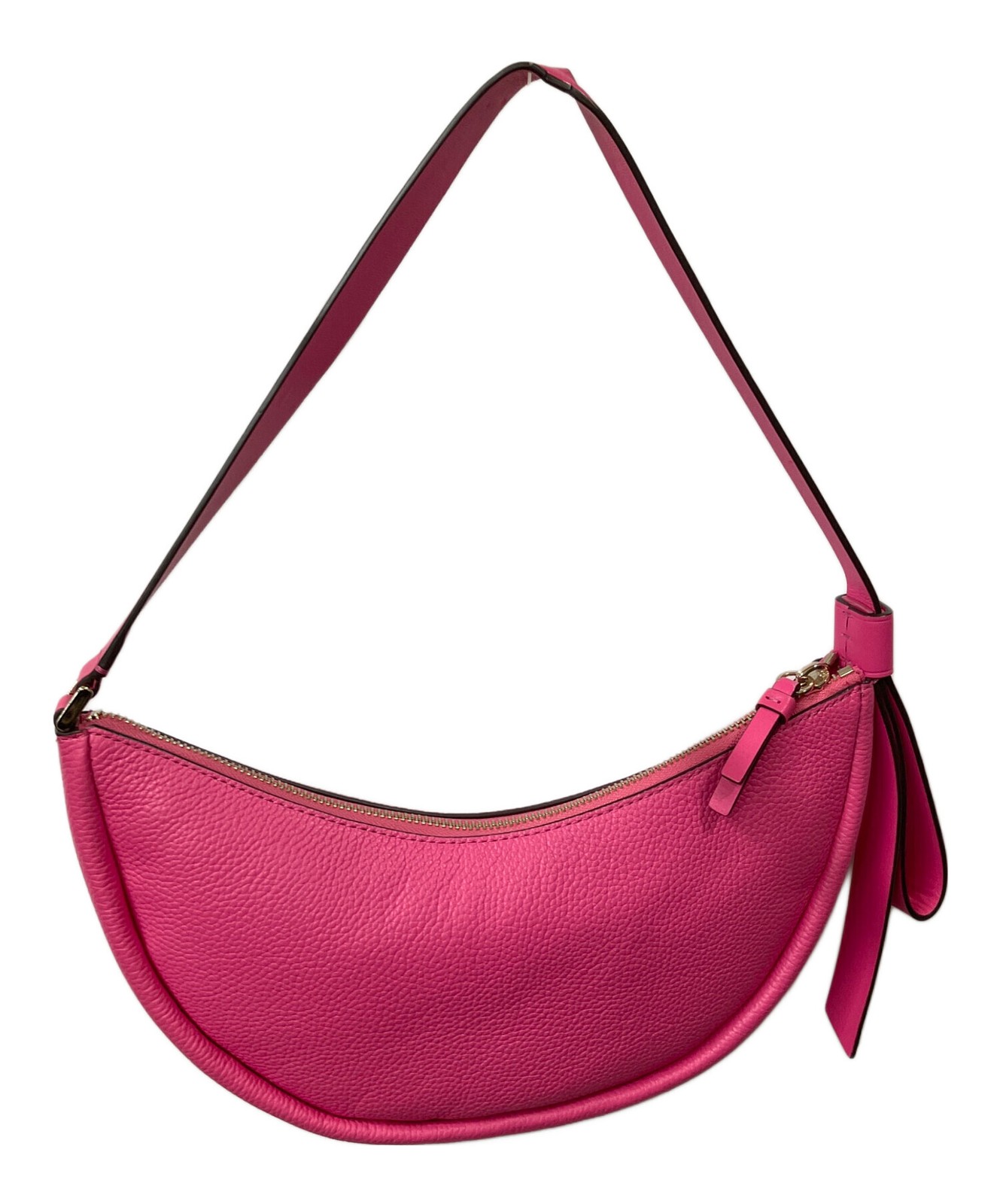 KATE SPADE Small shoulder bag PXR00473 Leather Tassel Pink Authentic From Japan