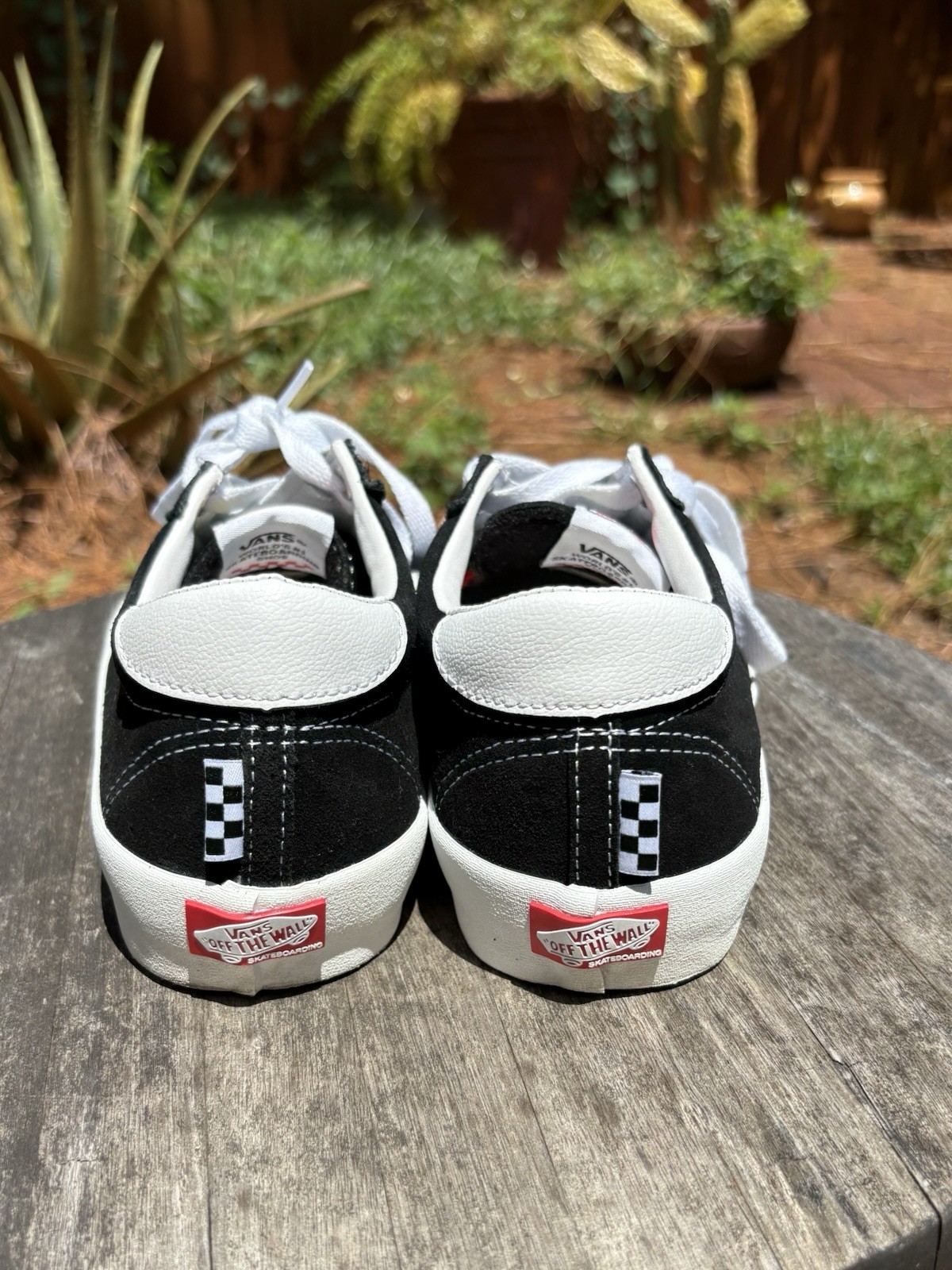 Vans Skateboarding PopCush Black Suede Sneakers Men 7 Women 8.5 EU39