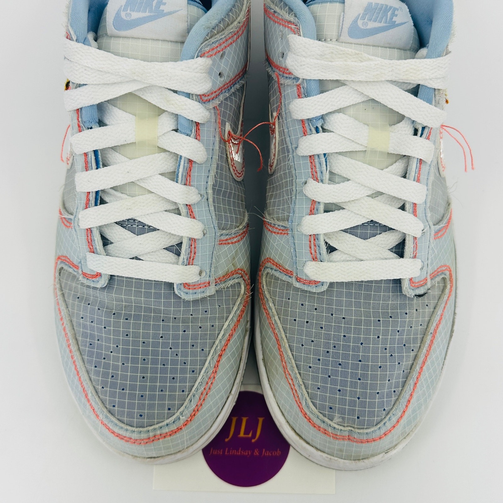 Nike Men’s Dunk Low x UNION LA Passport Pack ‘Argon’ Sneakers DJ9649-400 Size 8