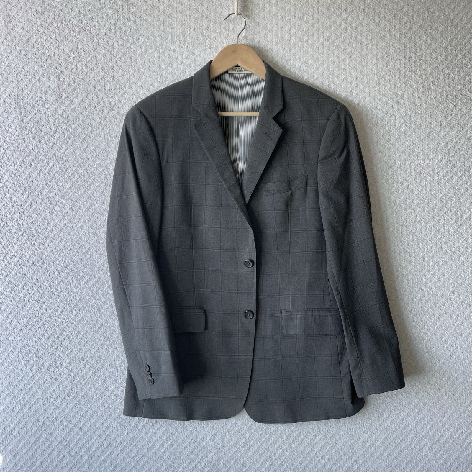Todd Snyder Sz 40R Glen Check Plaid Mayfair Fit Blazer – 100% Wool Made in USA