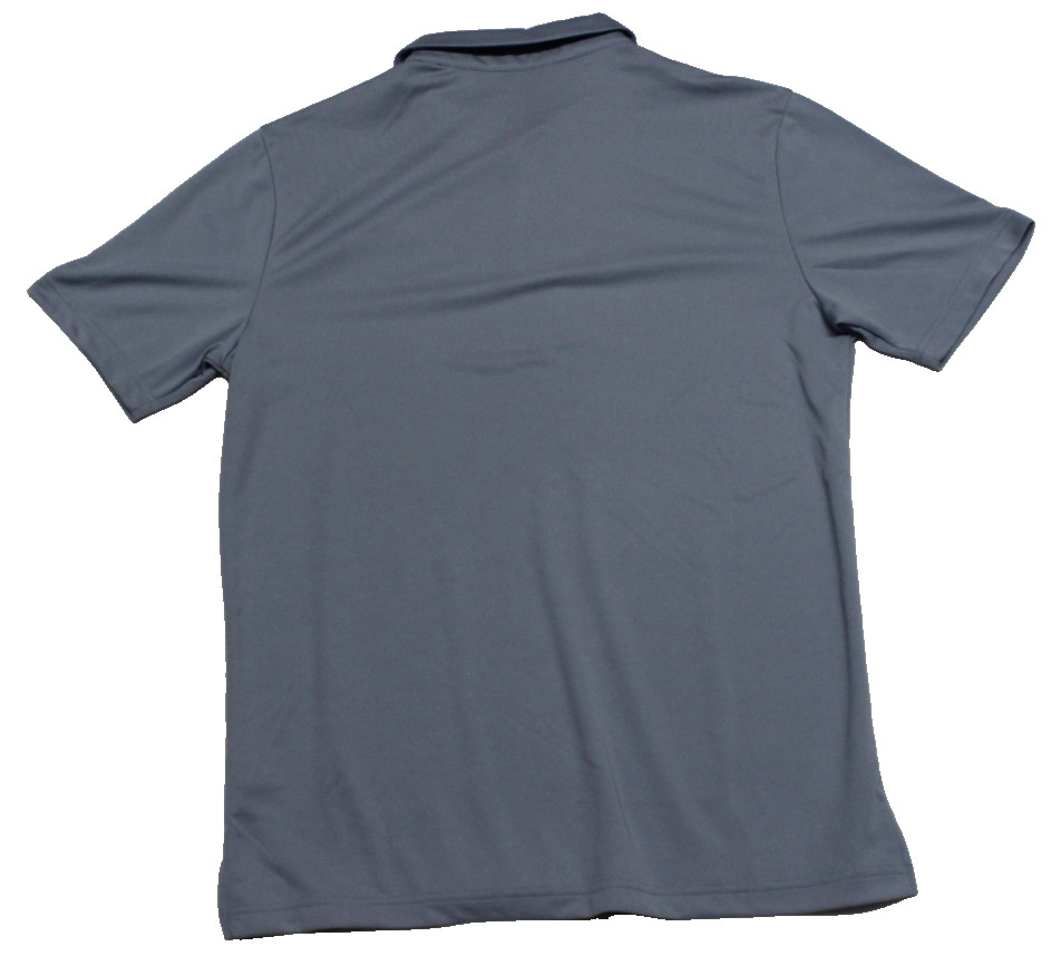 Levelwear Primary Polo Shirt Men’s Size L Pebble Gray Short Sleeve Logo Golf NWT