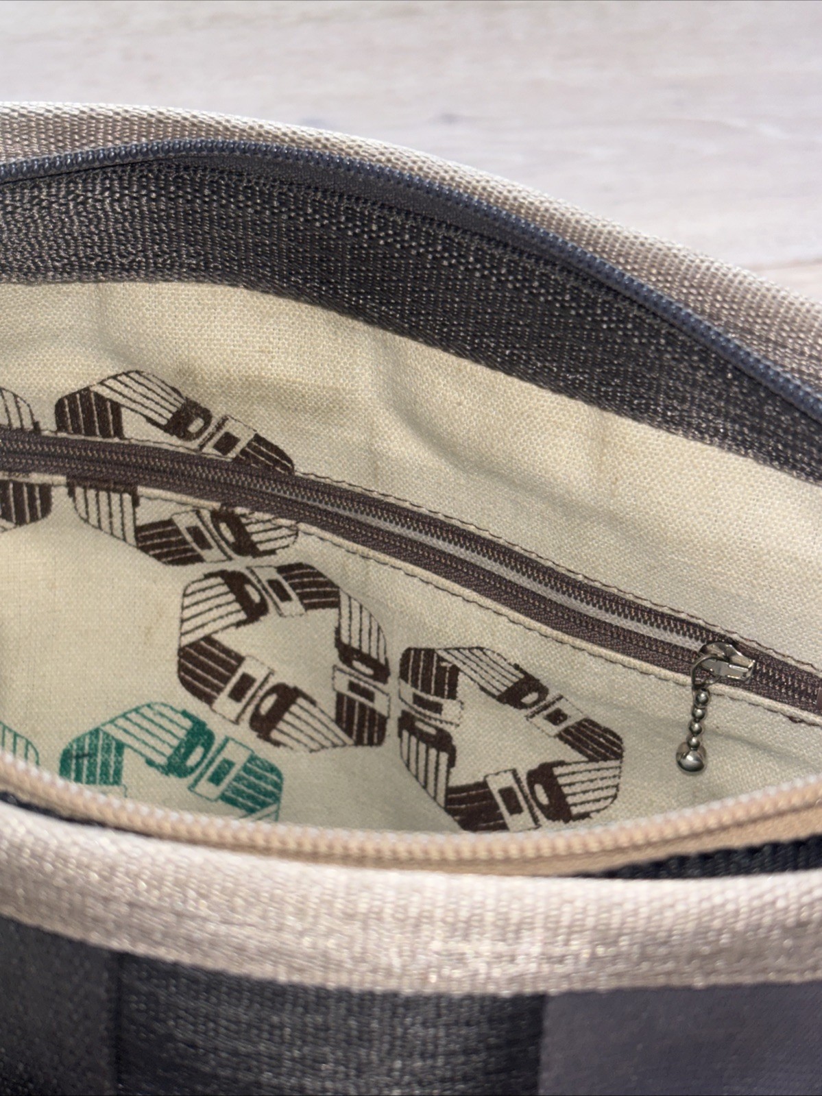 Harveys Seatbelt Bag Treecycle Messenger Crossbody Green Tag Purse Tote W/Wallet