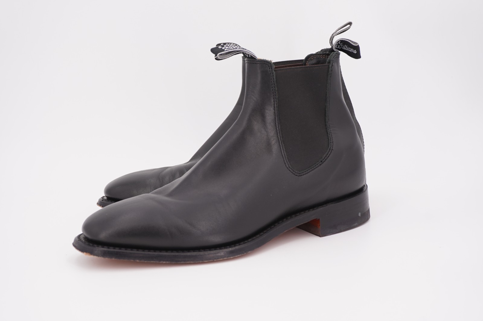 $590 | RM WILLIAMS 8 G 9 COMFORT CRAFTSMAN CHELSEA BOOT BLACK LEATHER