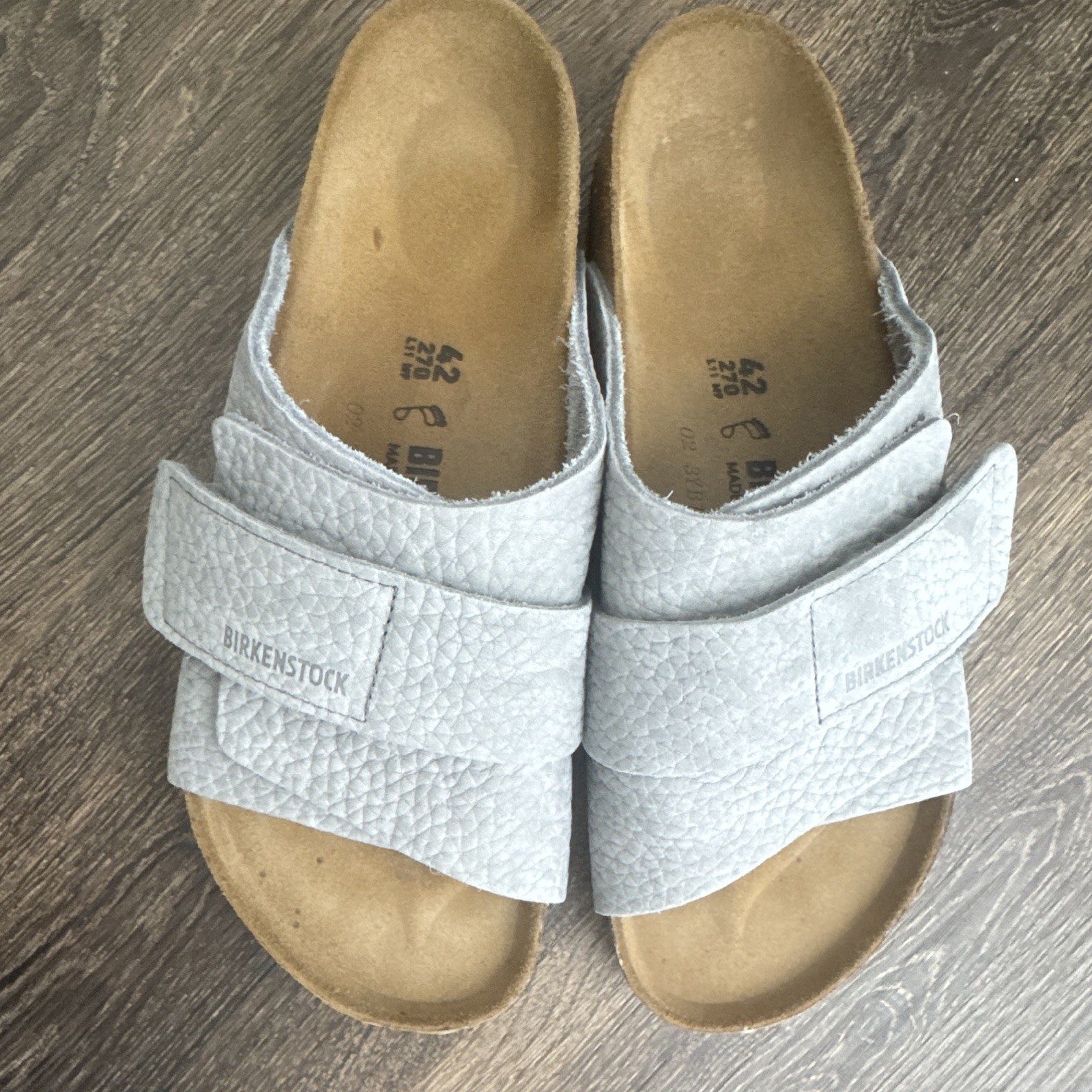 Birkenstock Kyoto Desert Buck Whale Gray US Men’s 9-9.5 BRAND NEW WITH BOX