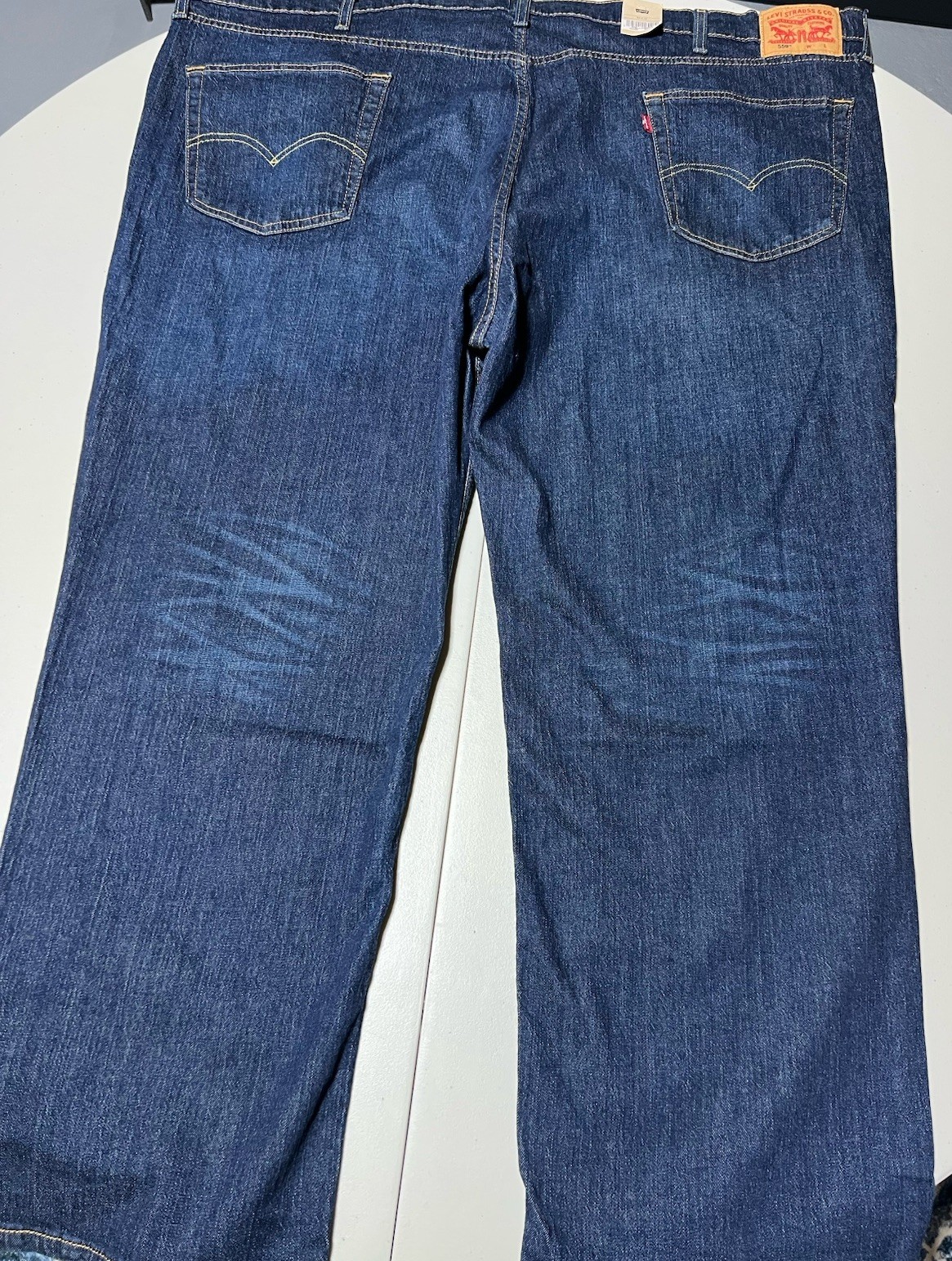 NeW Levi’s 559 Men’s Relaxed Straight Fit Blue Jeans Big & Tall Size 54×32 Levis
