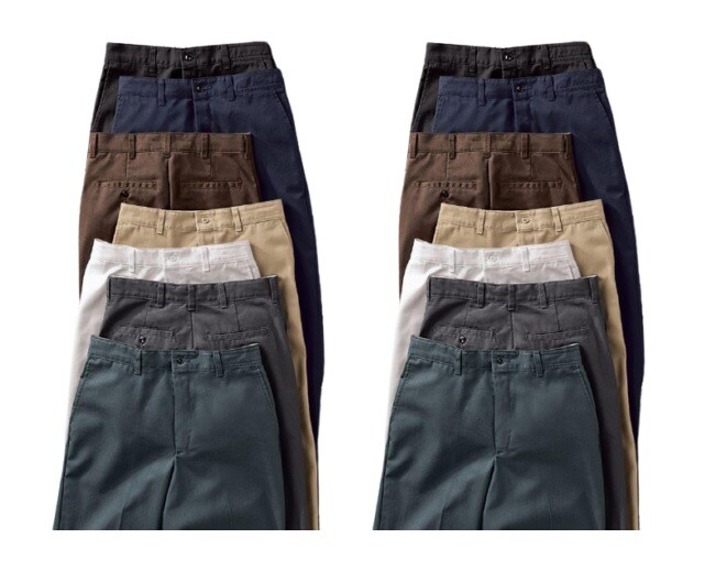 6 Used Uniform Work Pants Cintas, Aramark, Dickies, Redkap. FREE SHIPPING
