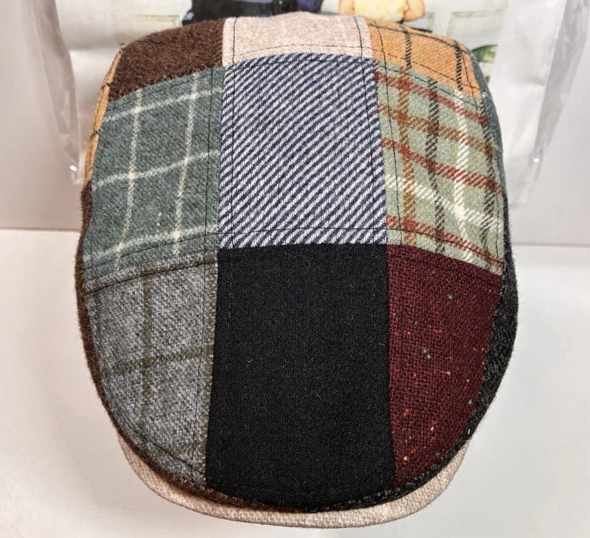 Boston Scally – The Runaway Patchwork – Norman Rockwell – Size M/L – W/ Dustbag