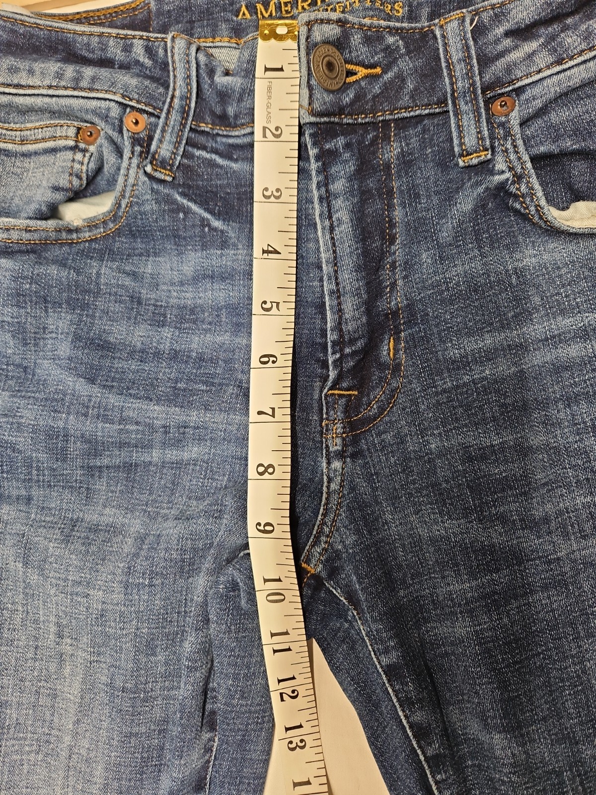 American Eagle Men’s 32×30 Next Level Flex Slim Straight Distressed Jeans