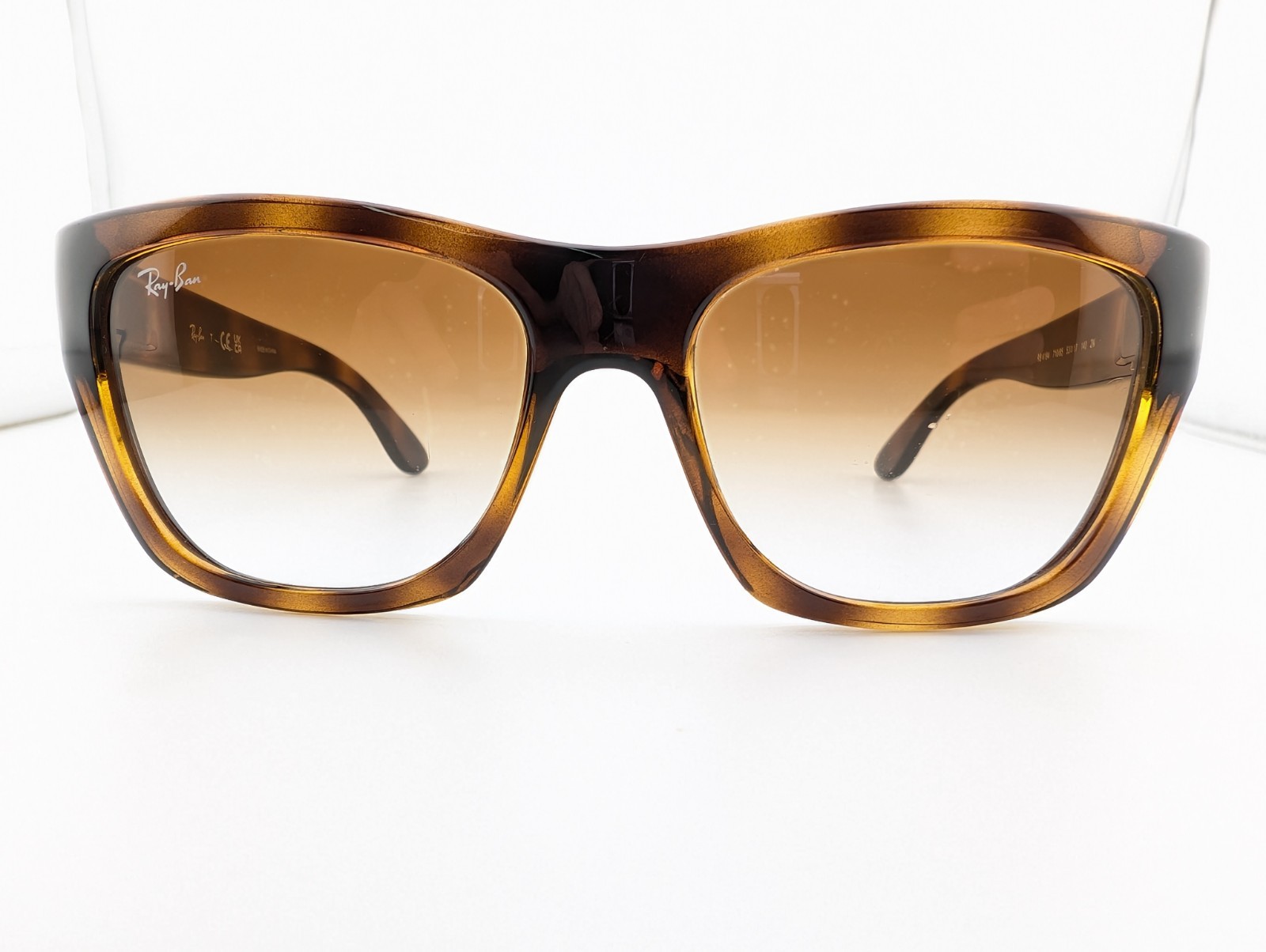 Ray-Ban Sunglasses, RB 4194 710/85 2N Polished Light Havana, 53-17-140, Plastic