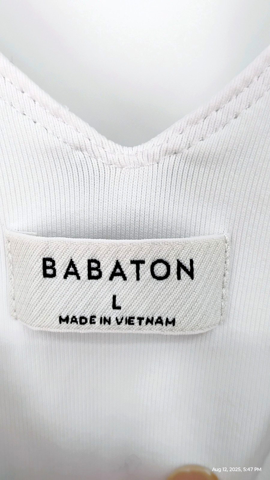 NEW Aritzia Babaton Optimist Contour Cotton Poplin Fit Flare Micro Dress White L