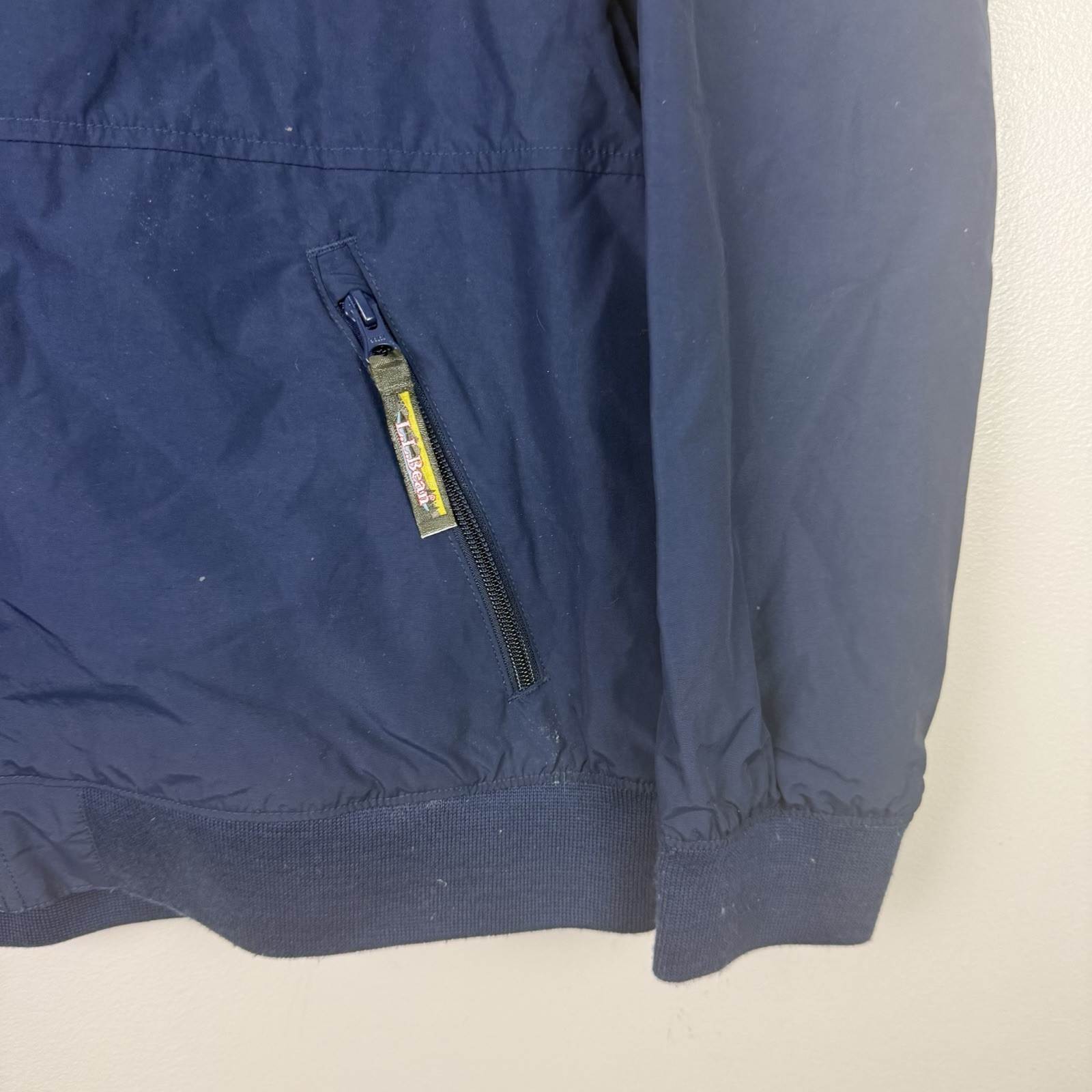 L.L. Bean Women Size Large Regular 3-Season Bomber Jacket Navy