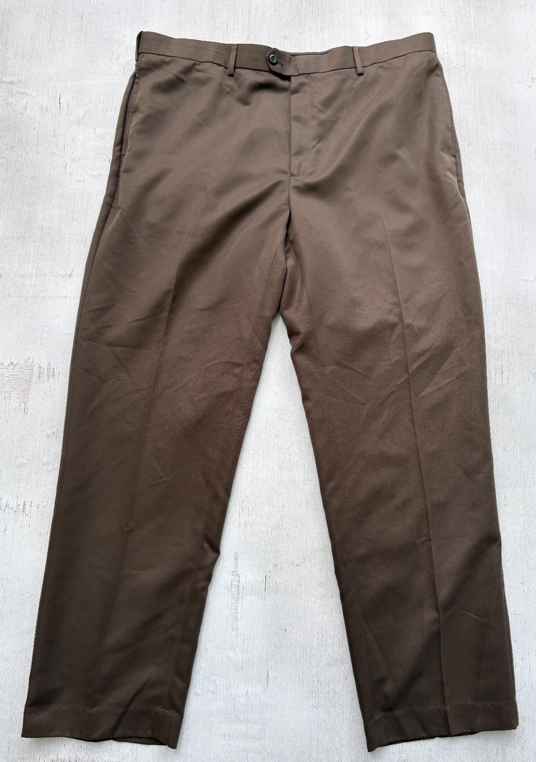 SAVANE Platinum Pant Mens 40 W / 32 L Comfort Waist Polyester Flat Front NWT
