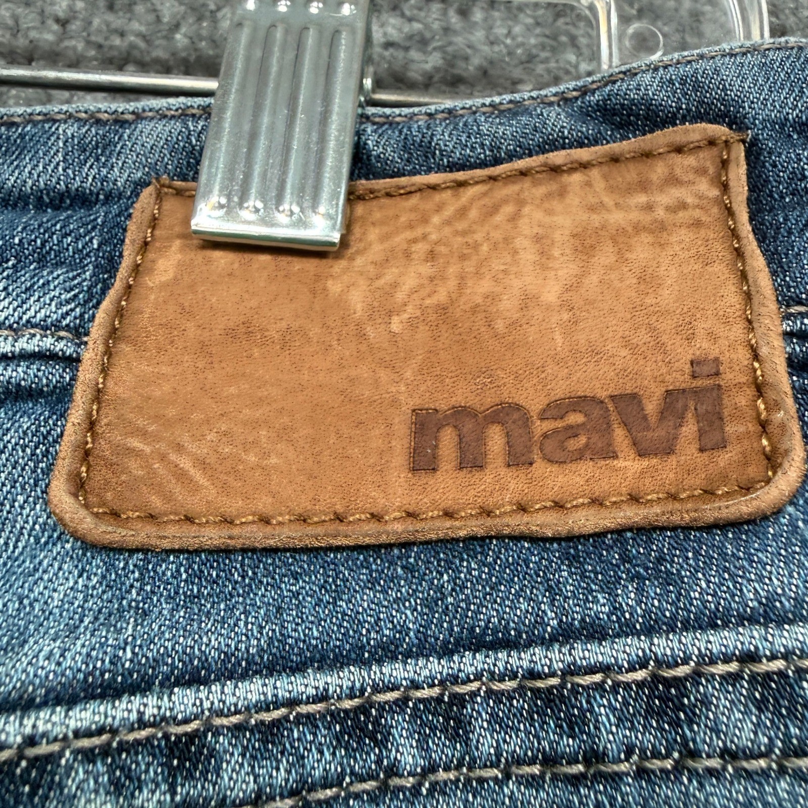 Mavi Myles Straight Leg Jeans Mens 32X32 Blue Stretch Denim Casual Classic Pants