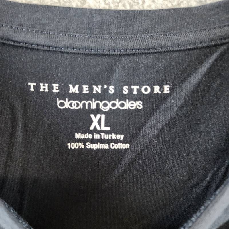 The Men’s Store at Bloomingdale’s Supima Cotton Tee Men’s XL True Navy Pullover
