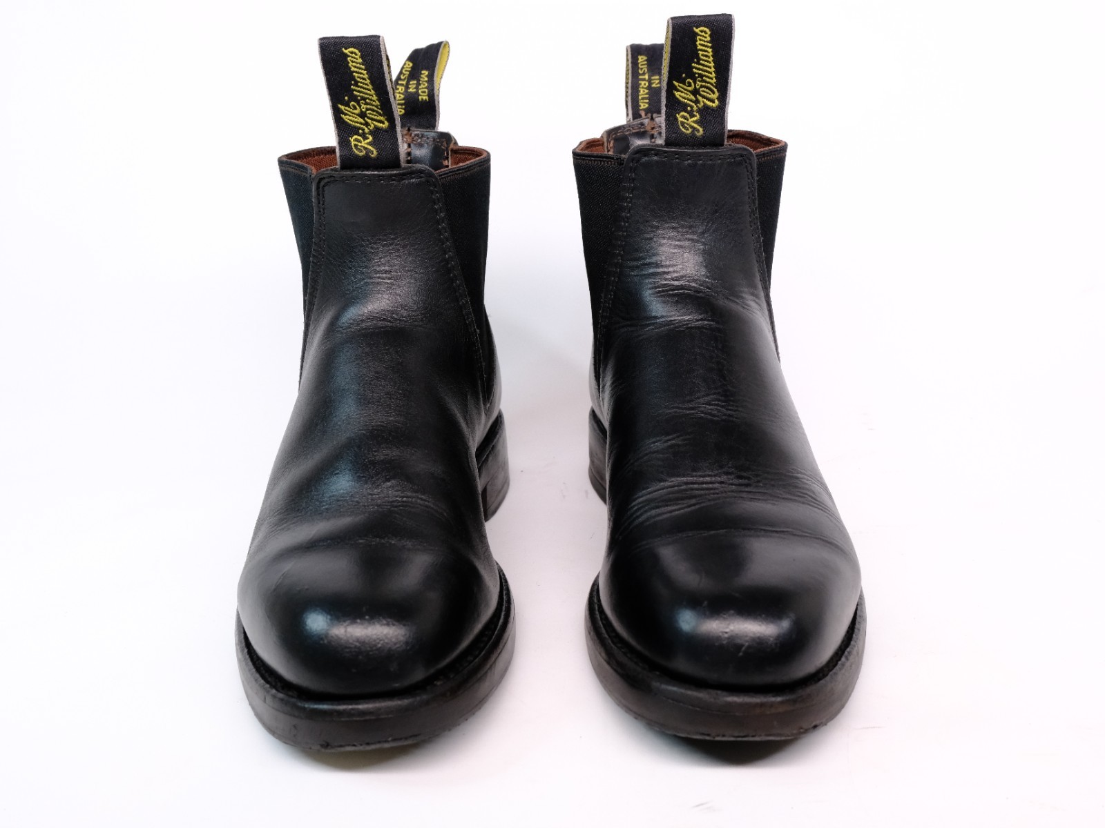 RM Williams Comfort Craftsman Black Leather Chelsea Boots EU 36 / UK 3.5 / US 6