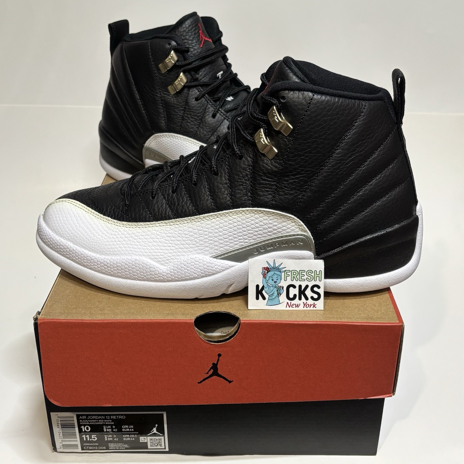 Air Jordan 12 Playoffs Men Size 10 (UK9/EUR44) New (2022) CT8013-006 AJ12 MJ