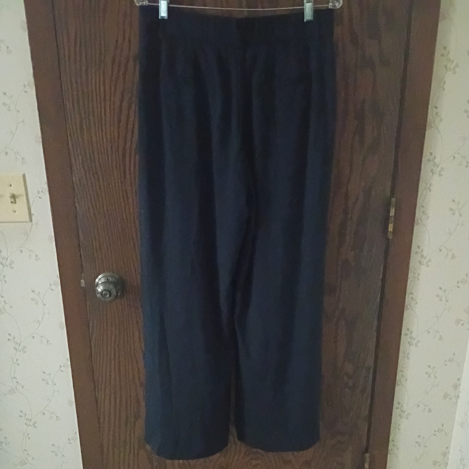 OGL Large Petite Wide Leg Pants Navy NWT