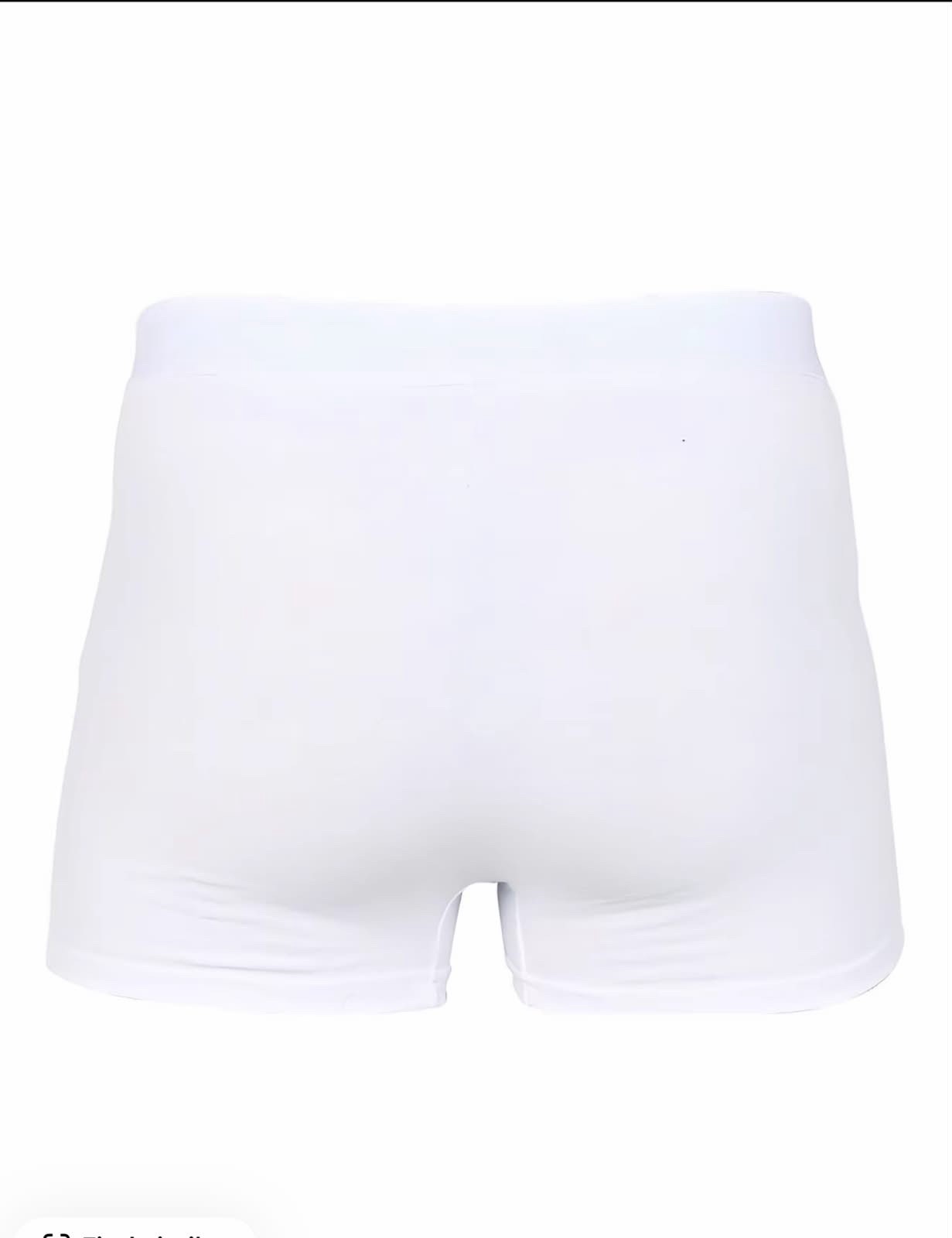 Men’s Solid White Boxer Briefs Underwear 10-Pack Regular XL New with Tags