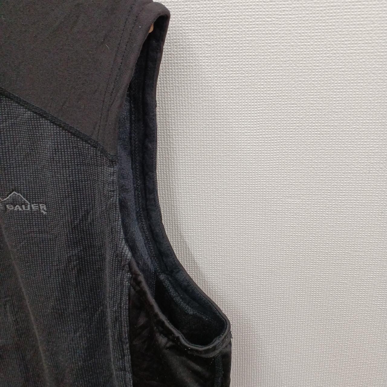 EDDIE BAUER Soft Shell Vest Black Large Used