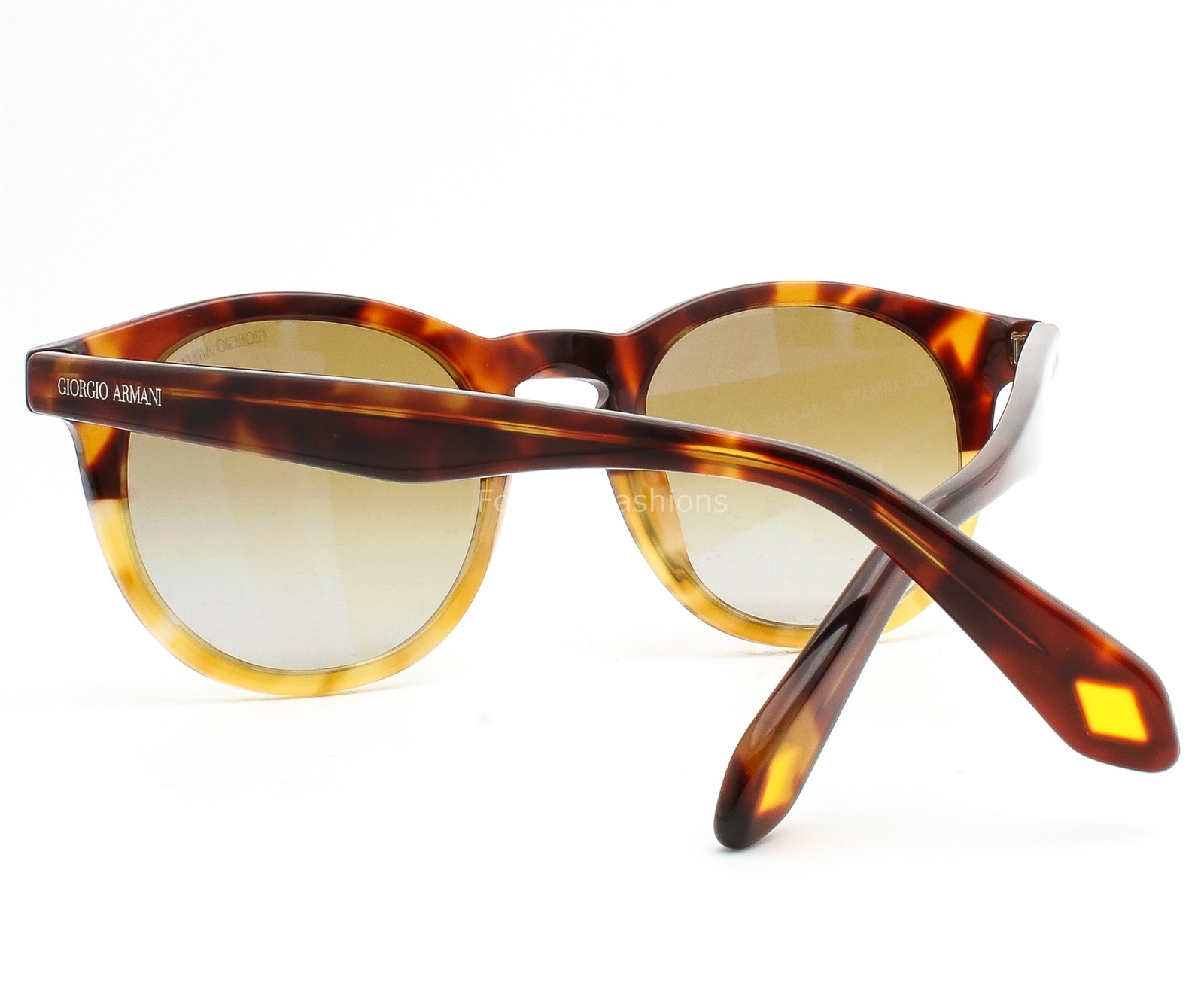 Giorgio Armani Sunglasses AR 8192 6034/B2 Polished Red Brown Honey Havana w/case