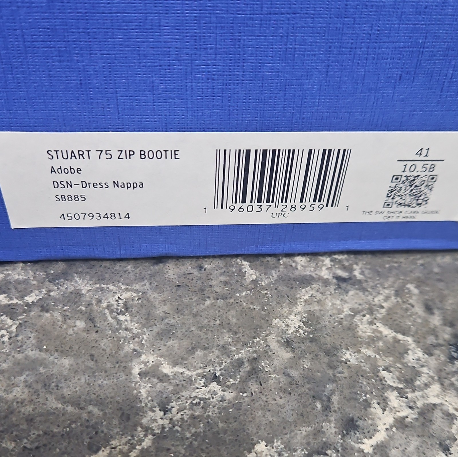 Stuart Weitzman 75 zip bootie leather booties in size 10.5 dress Nappa S8885
