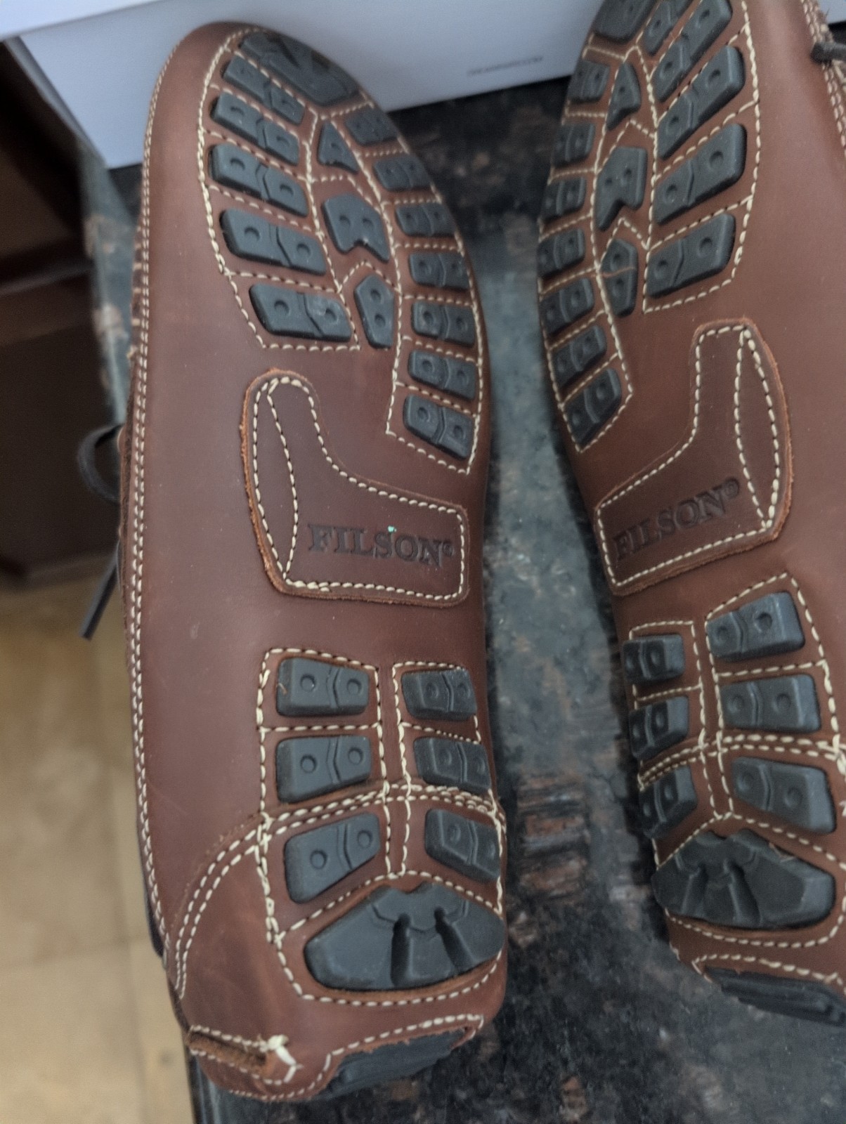FILSON DRIVING SHOES Brown Men’s 10 1/2 Narrow See Pictures For Accuracy!