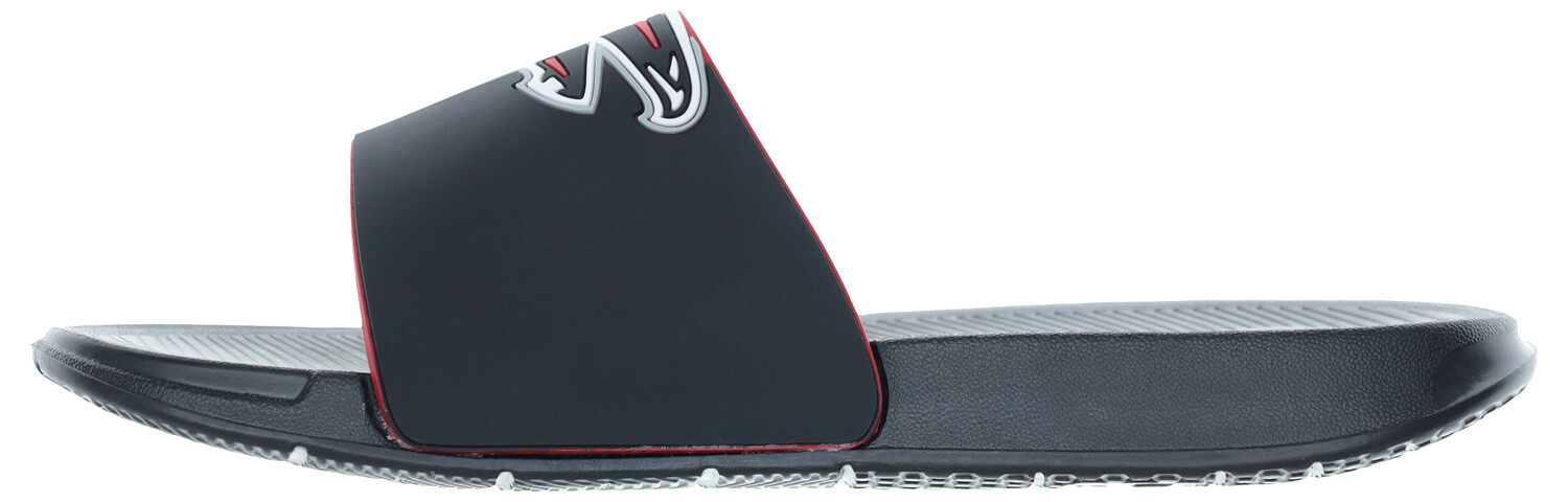 FOCO NFL Men’s Atlanta Falcons Cropped Big Logo Raised Slides