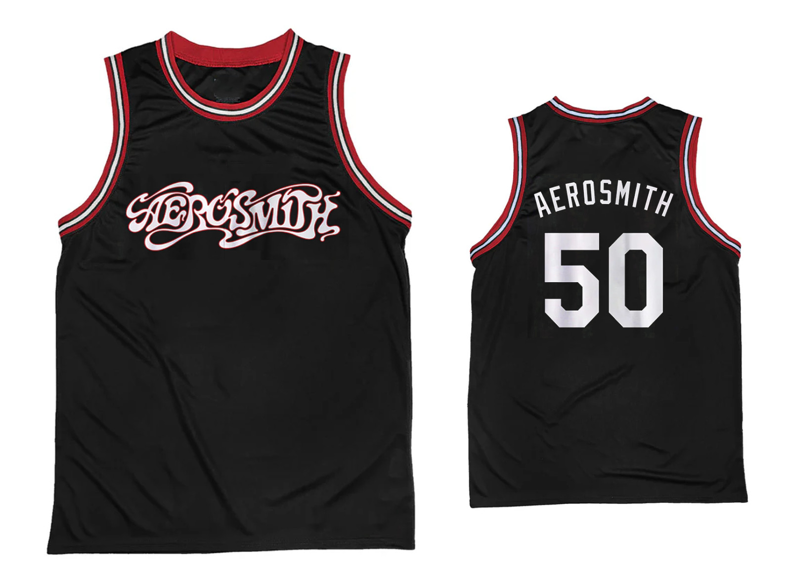 Aerosmith Jersey BAND 50 basketball jersey All sizes 1F2788