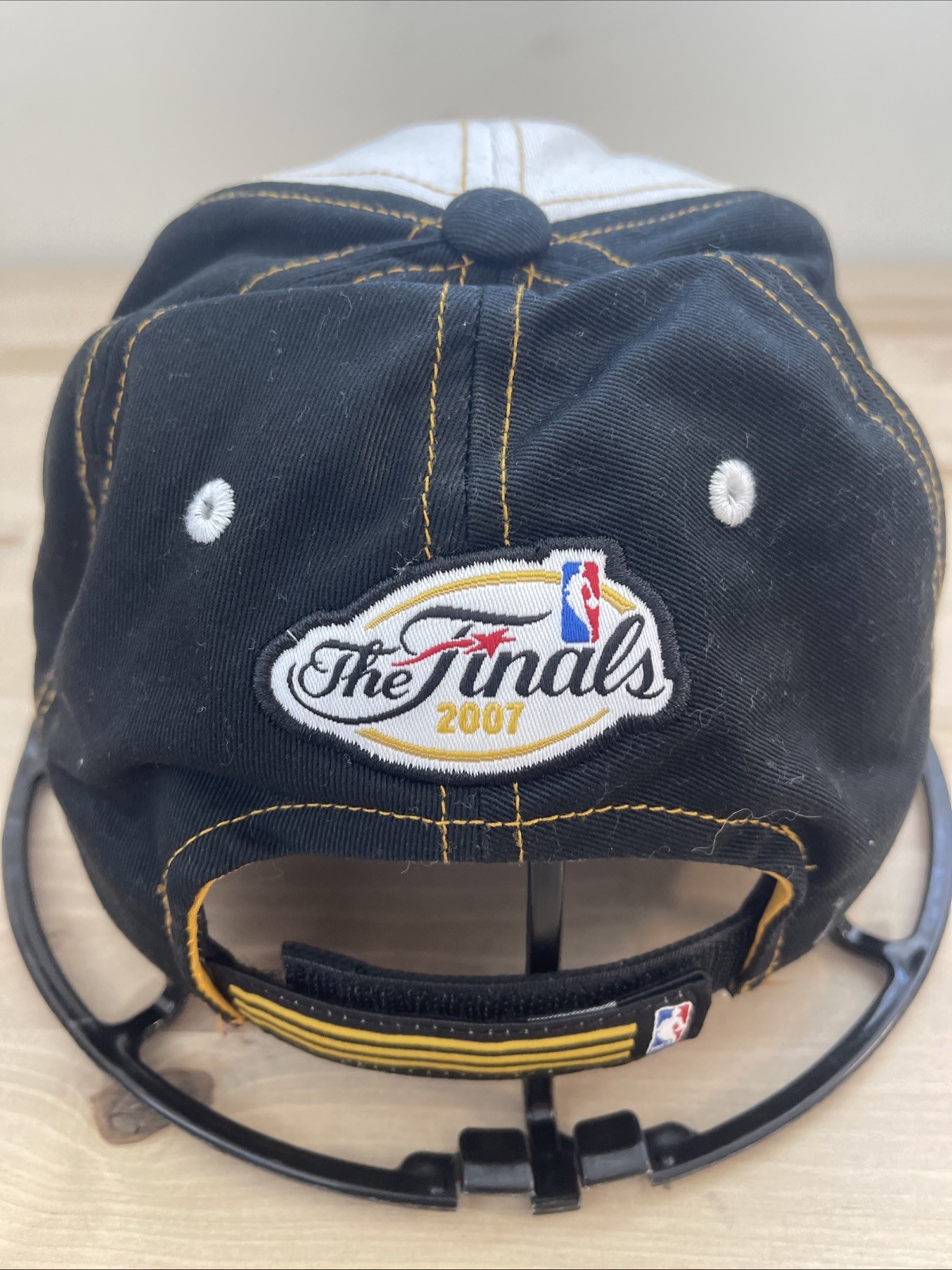 2007 NBA Finals Spurs vs. Cavaliers Adidas Adjustable Hat LeBron James 1st Final