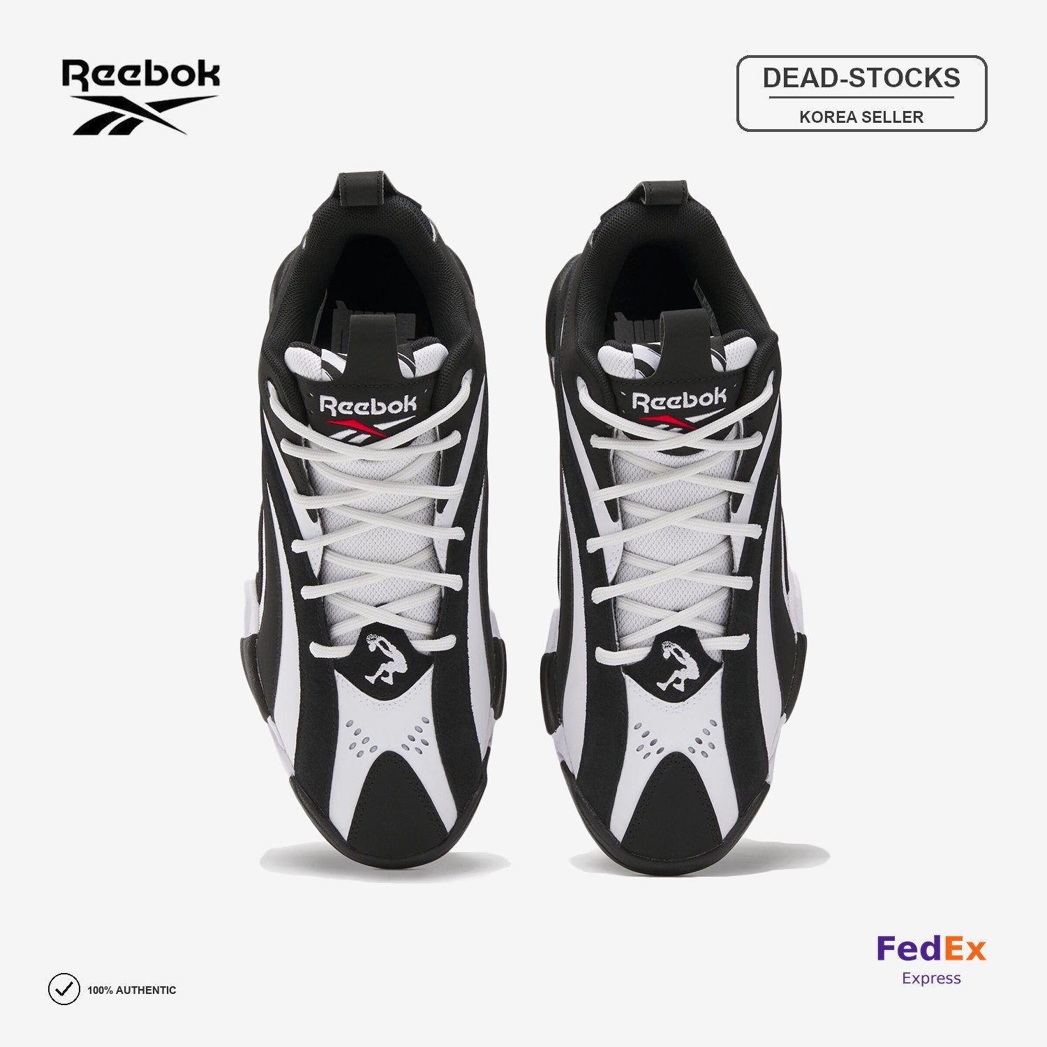 [Reebok] Men OG White Black 100244789 Expeditedship