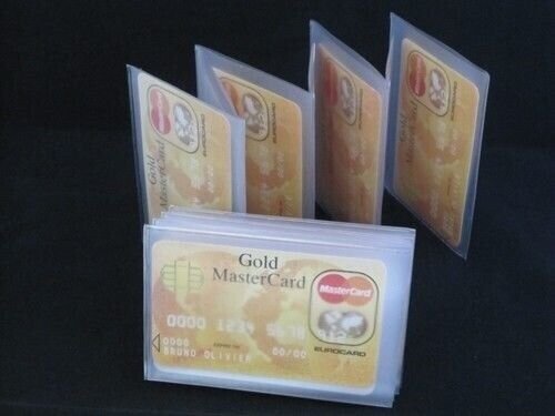 New WALLET INSERTS SET OF 2 ACCORDIAN STYLE CARD PICTURE HOLDER