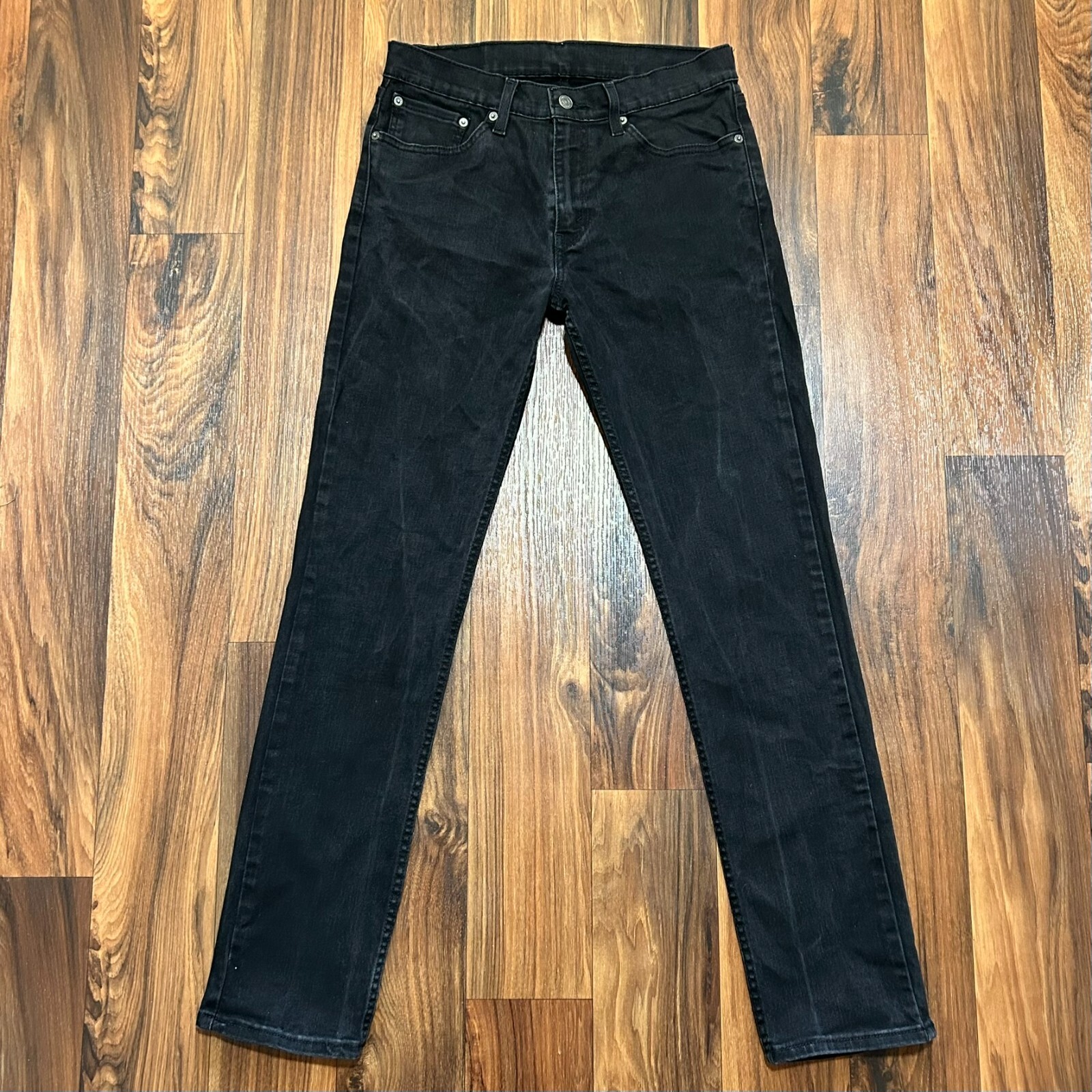 Levi’s 511 Slim Fit Stretch Denim Jeans W31 L32 Native Cali Black
