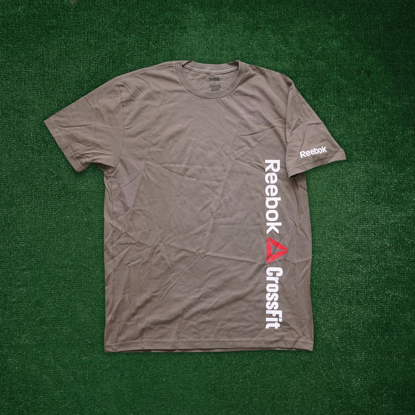 Reebok CrossFit Side Logo Men’s (Olive Green) Graphic T-Shirt