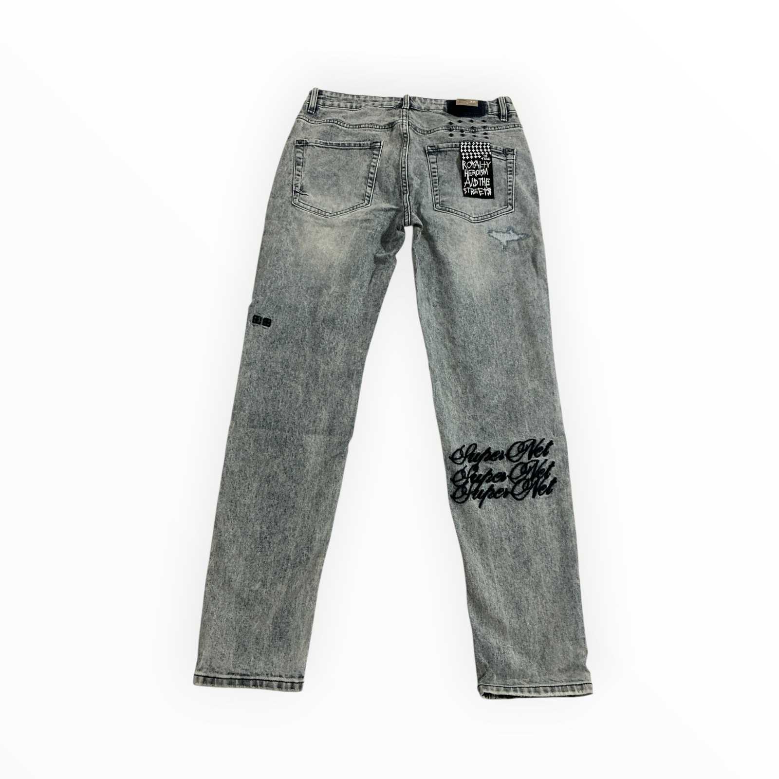 Ksubi Van Winkle Jeans Mens 32 Black Skinny Stretch Designer Denim Pants
