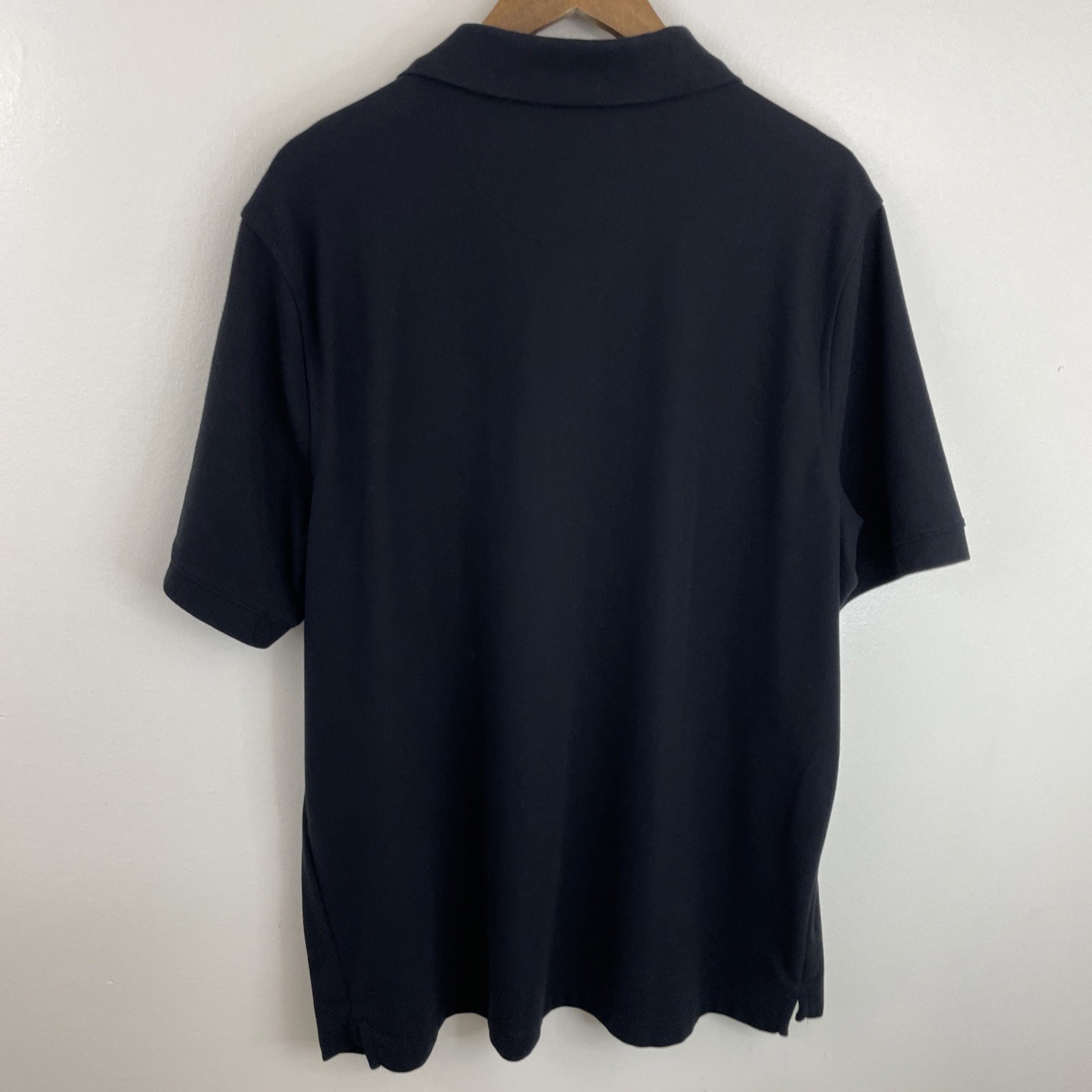 Croft & Barrow Polo Shirt Mens 2XB Big 2X Black Short Sleeve Classic