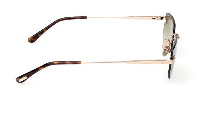 Tom Ford ETHAN-02 FT1355 16B Shiny Palladium/ Gradient Smoke Men’s Sunglasses