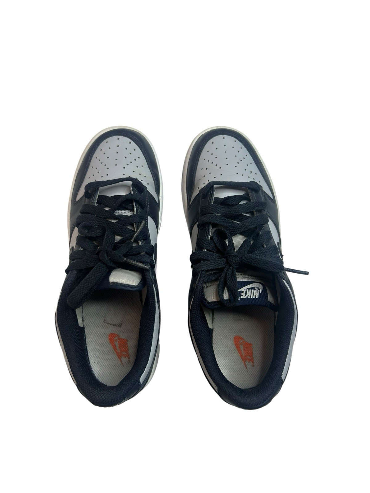 Nike Boys Low Top Georgetown Sneakers Black/Gray/White US 6.5Y CW1590-004 USED