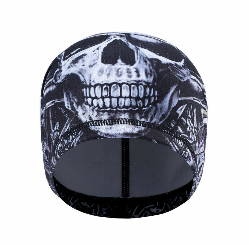 Cooling Skull Cap Dome Cap Helmet Liner Moisture Sweat Wicking Beanie Ski Hats